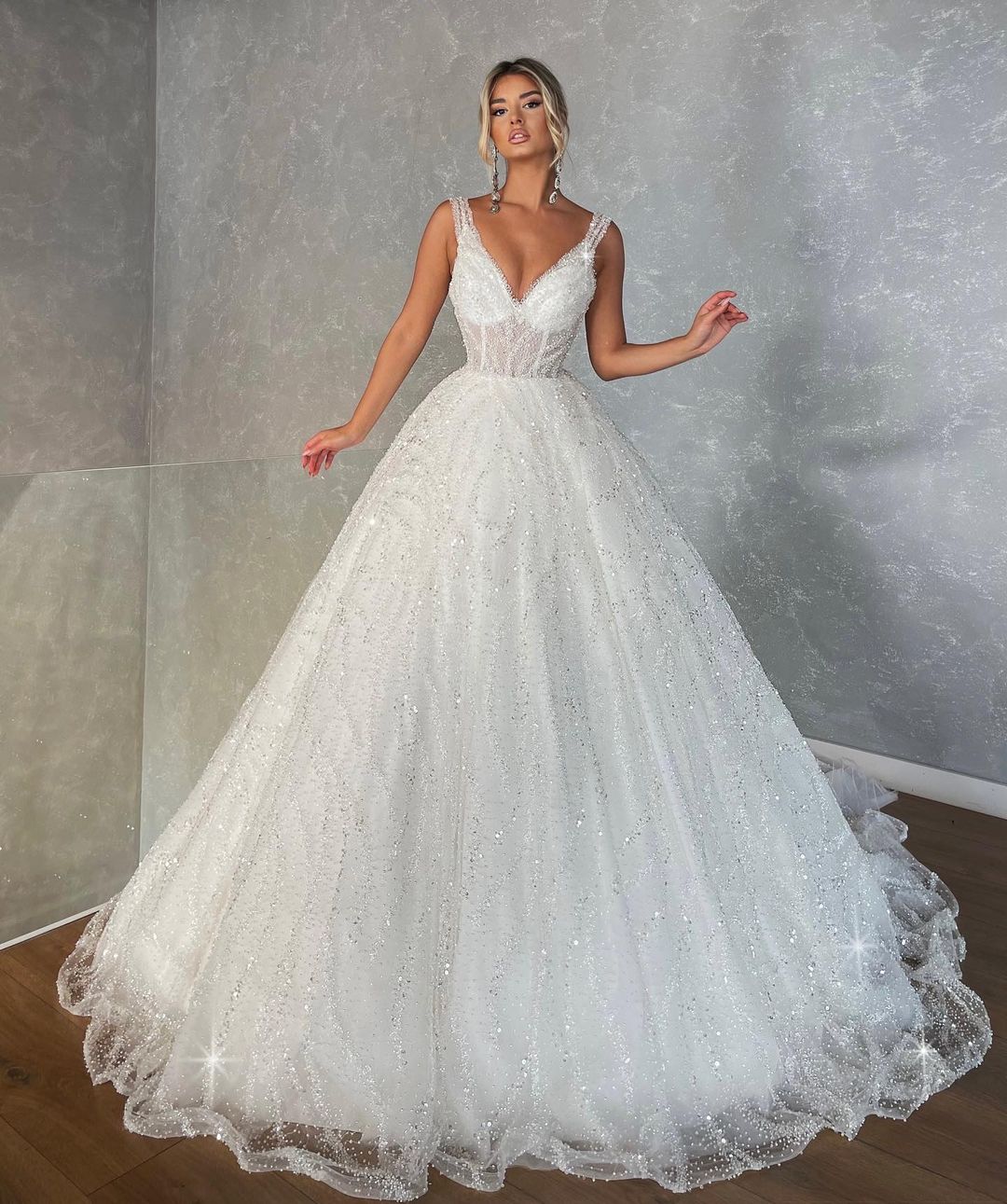 A-Line Embroidered Wedding Dress Xs A-Line Embroidered Wedding Dress Xs