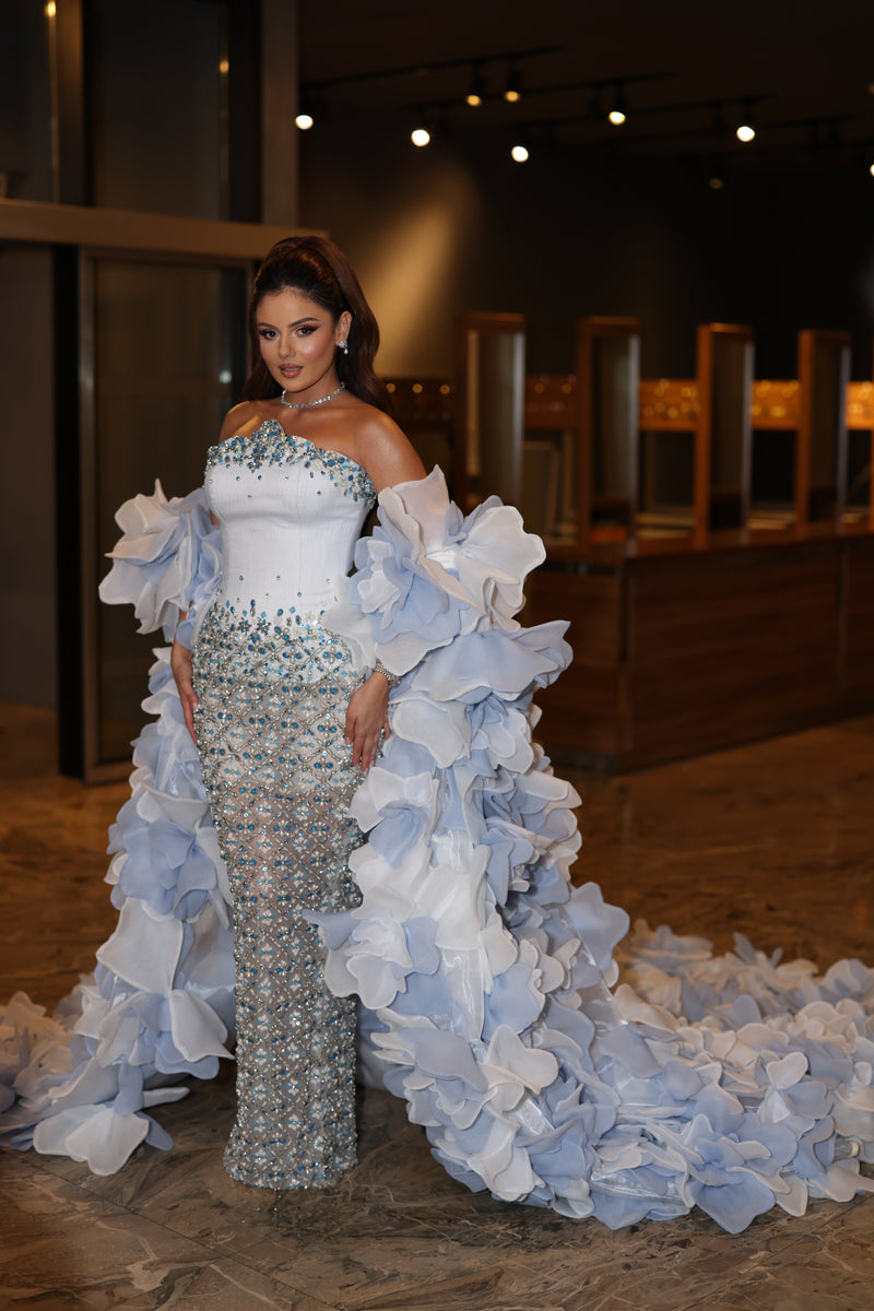 Embellished Corset Bridal Ball Gown Walone LLC Embellished Corset Bridal Ball Gown Walone LLC