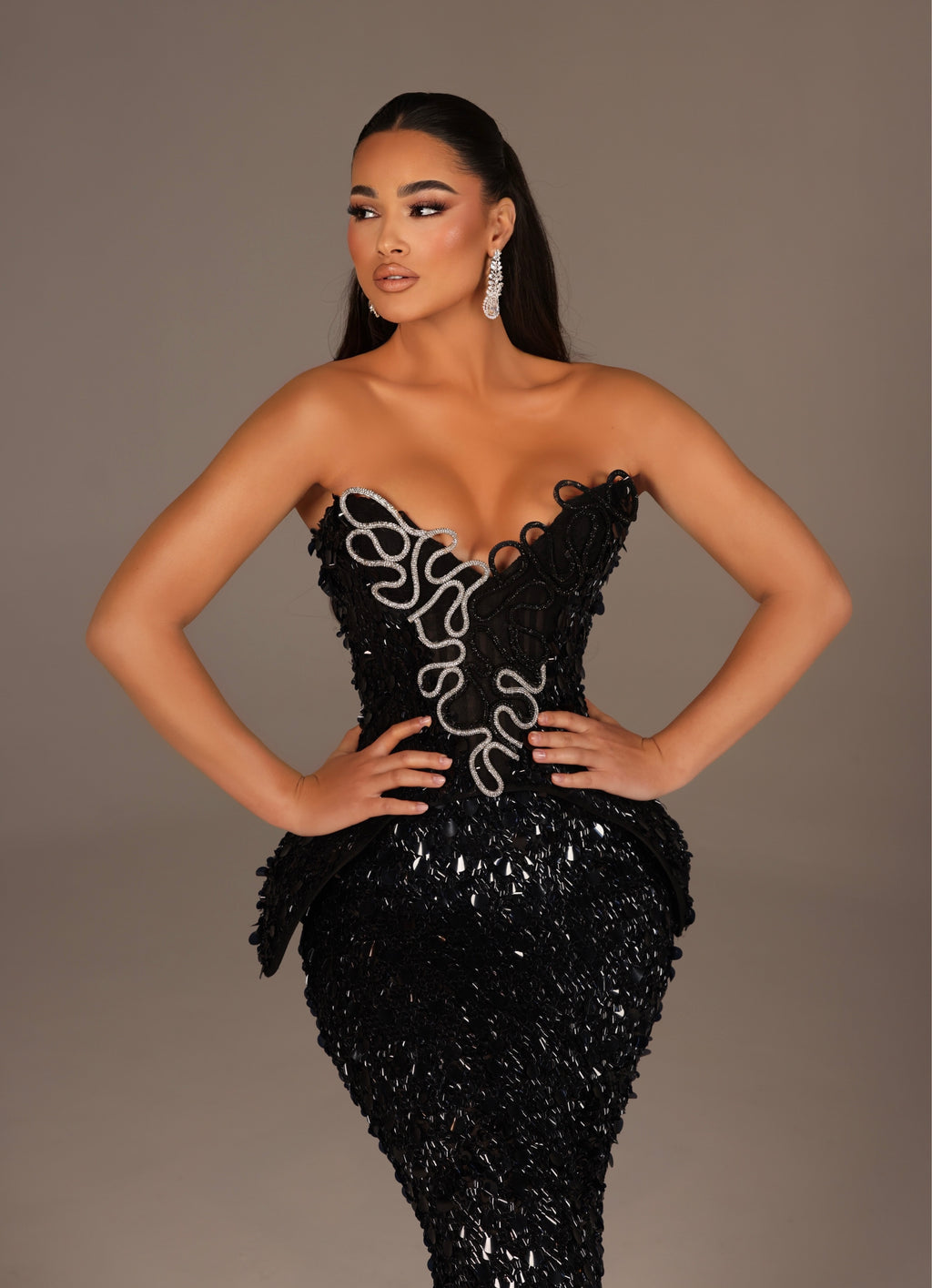 Rosè - Strapless Mermaid Gown