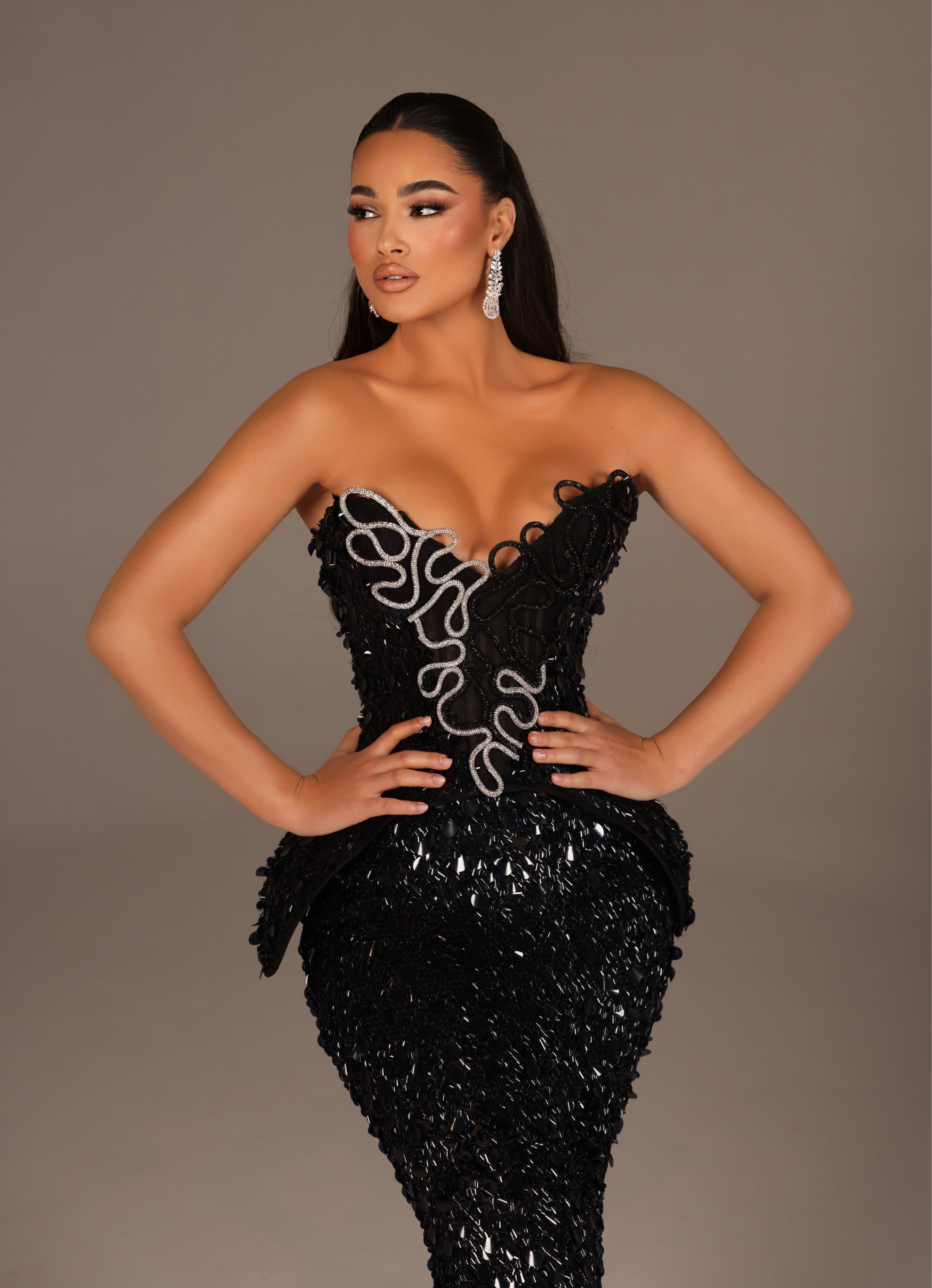 Rosè - Strapless Mermaid Gown
