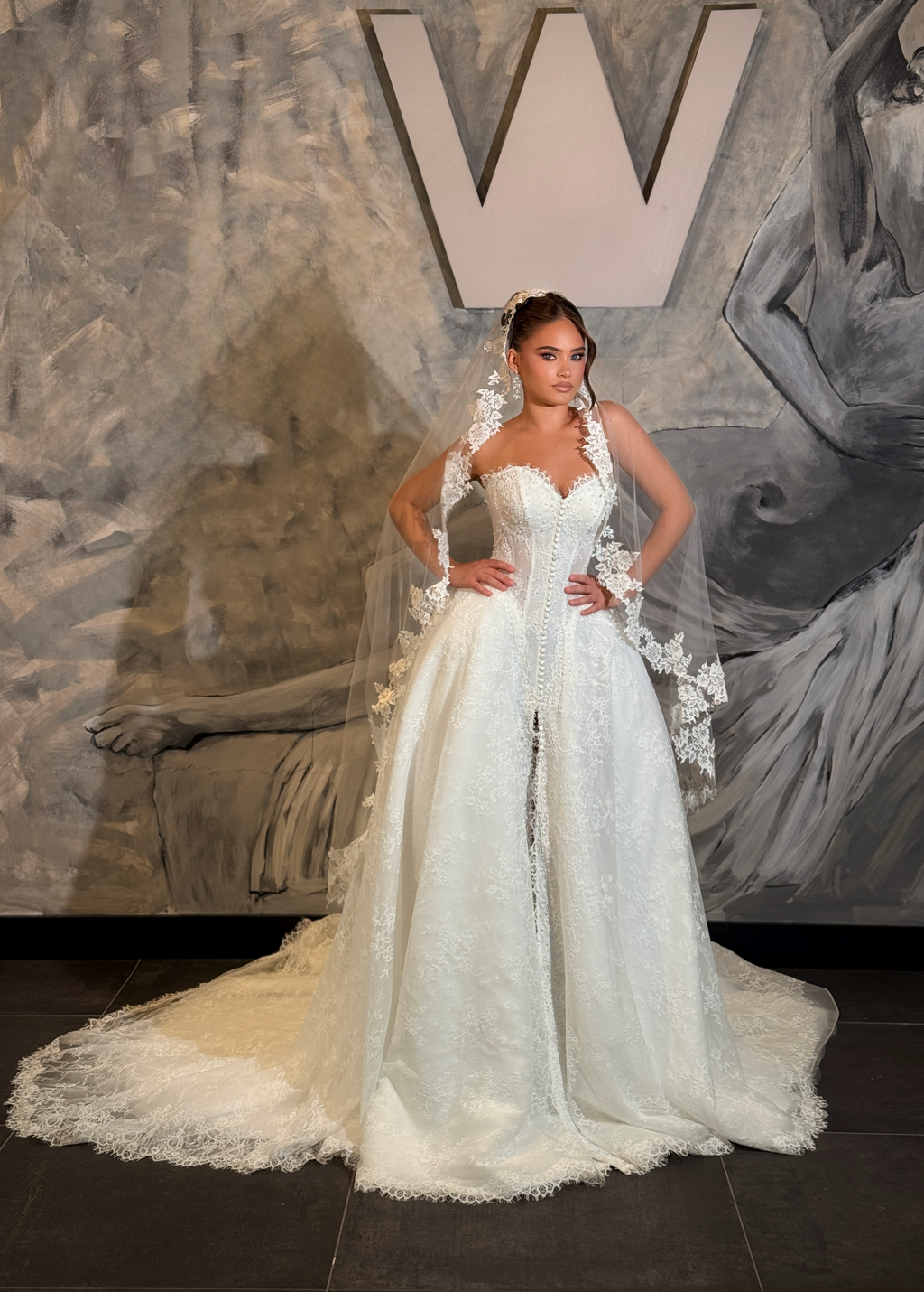 Malena - Lace Corset Bridal Gown