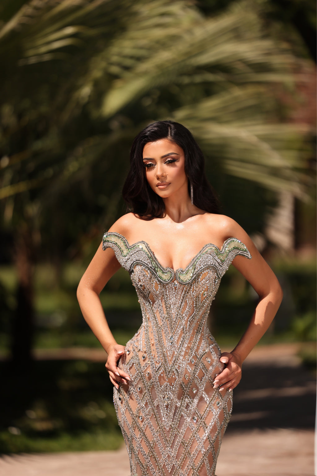 Irisa - Crystal Mermaid Gown