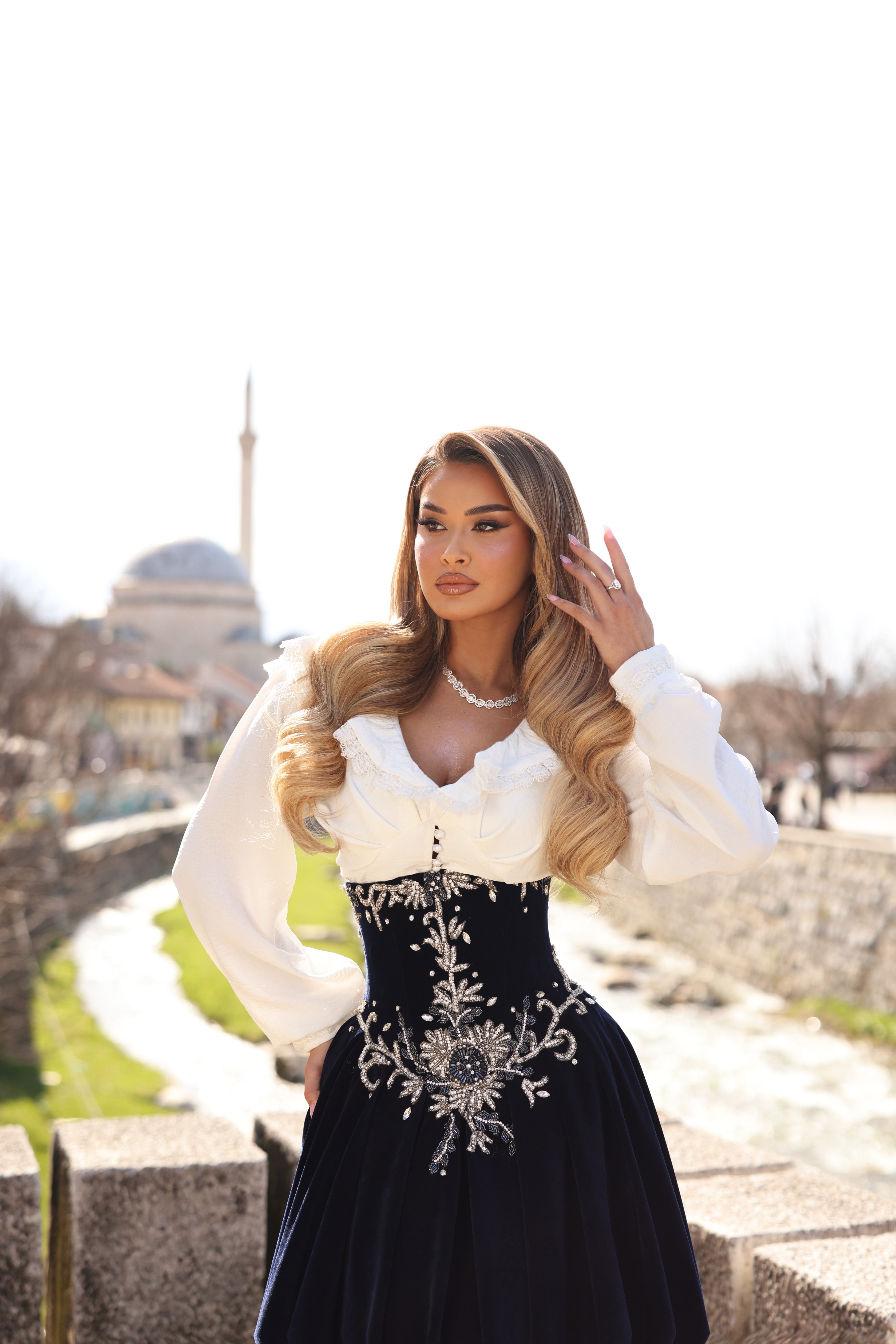 Besa - Embroidered Gown