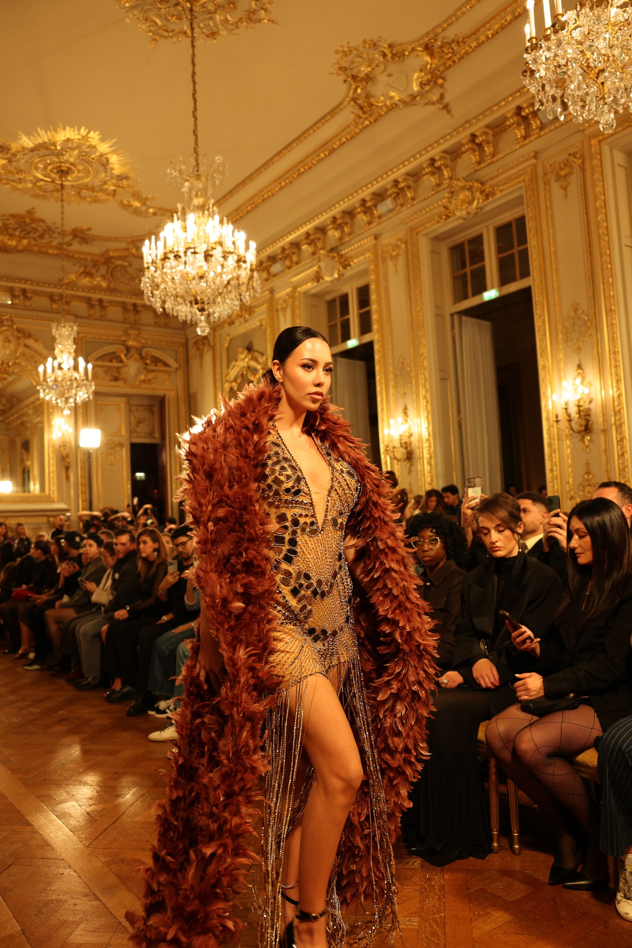 Mia - Short Beaded Halter Dress