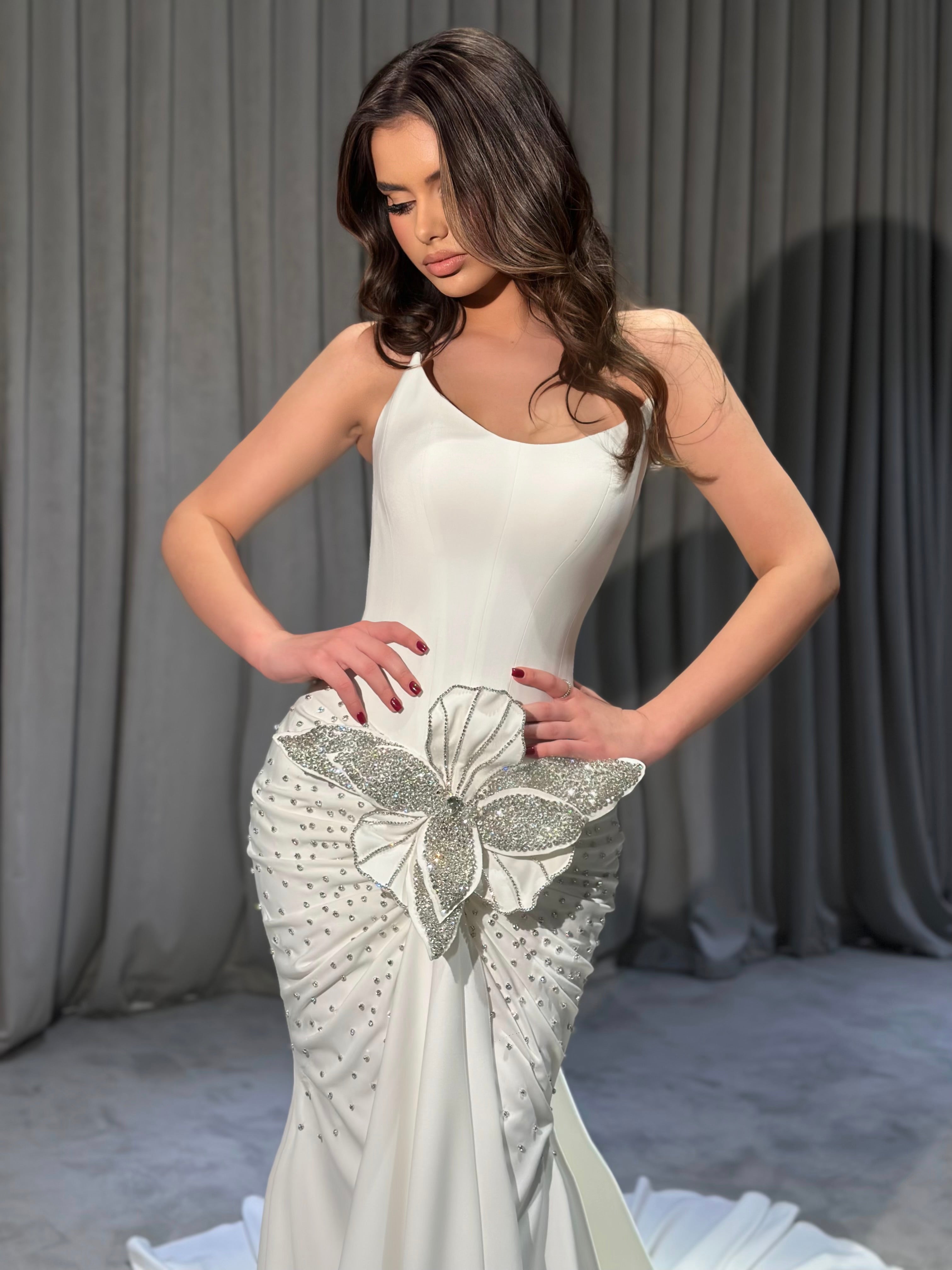 Luena - Floral Mermaid Gown