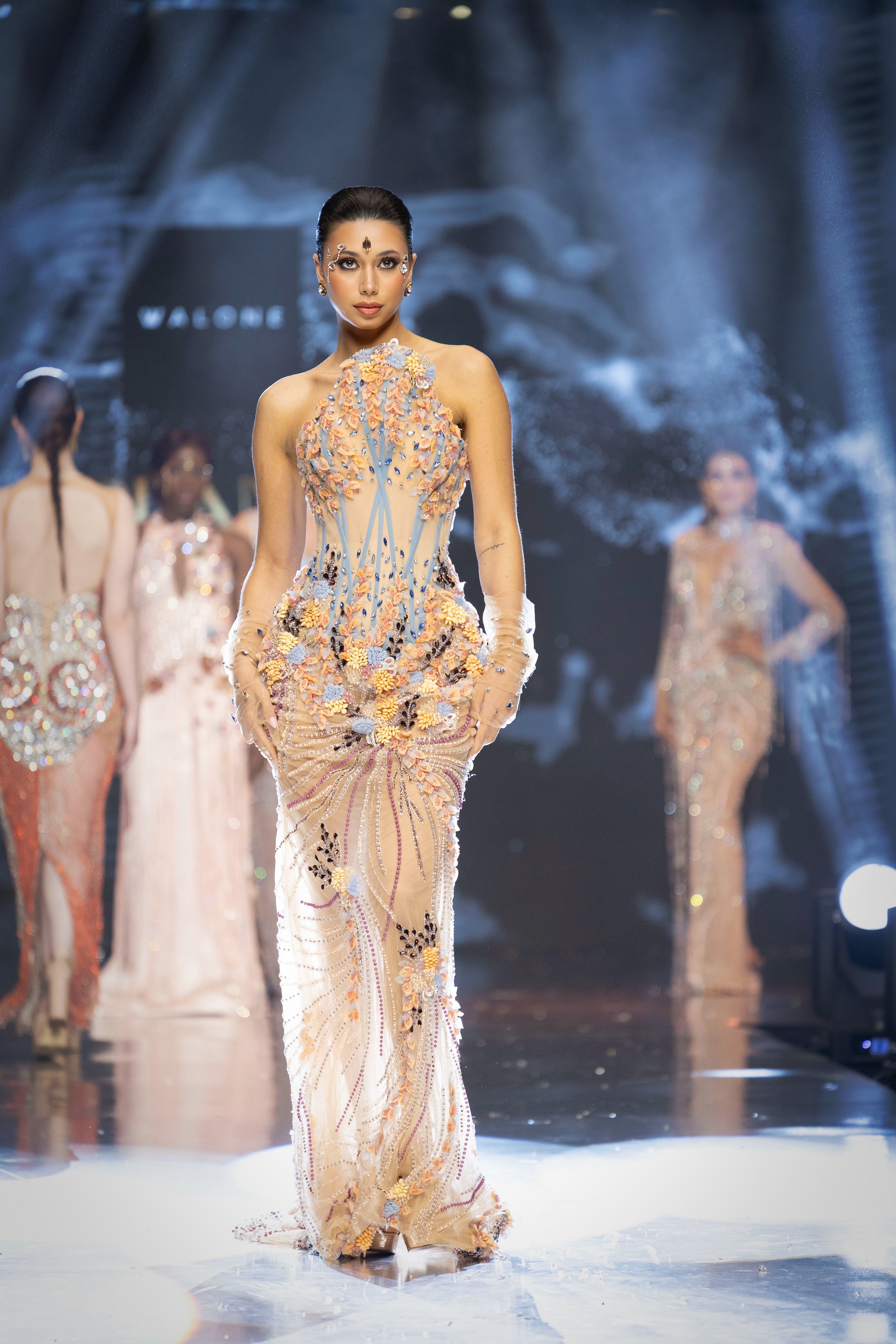 Bernarda - Floral Embellished Gown