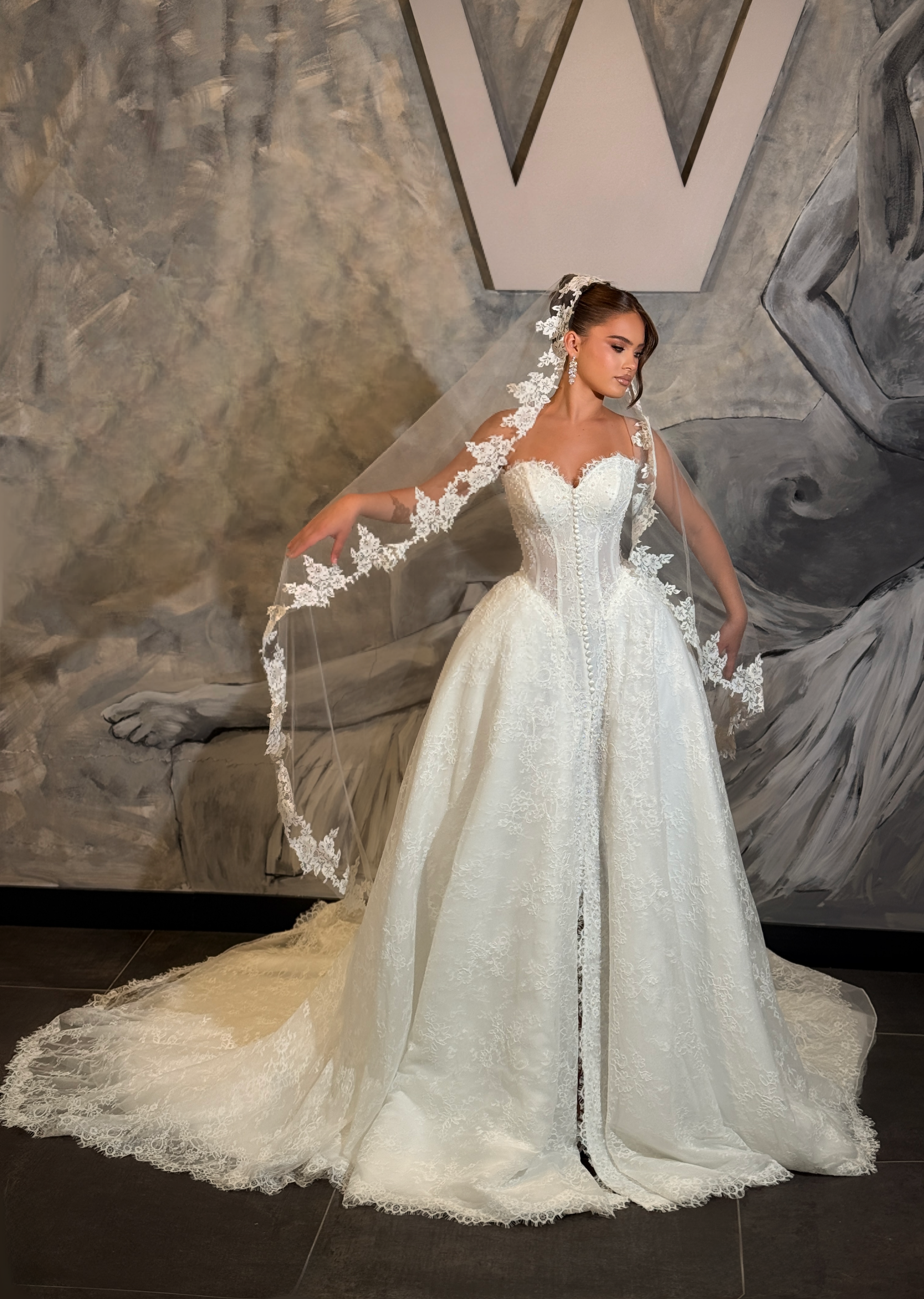 Malena - Lace Corset Bridal Gown