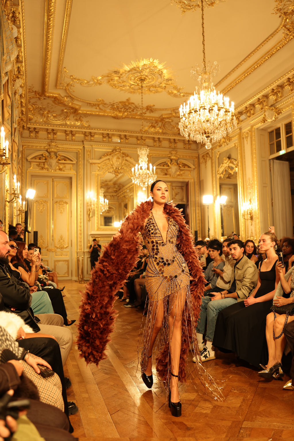 Mia - Short Beaded Halter Dress