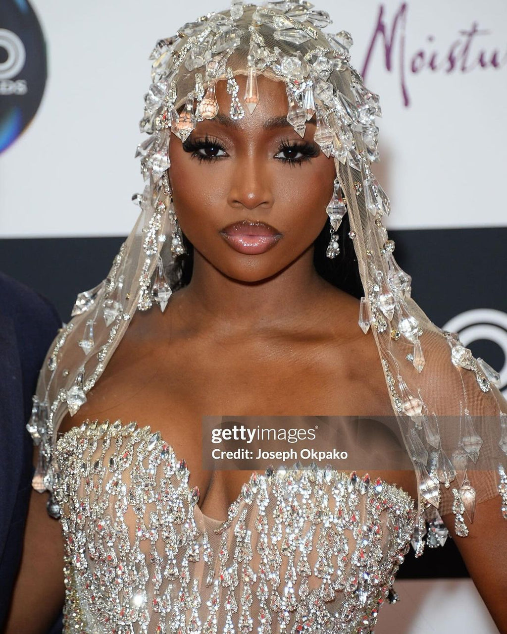 Indiyah-SILVER CRYSTAL BRIDAL MERMAID DRESS