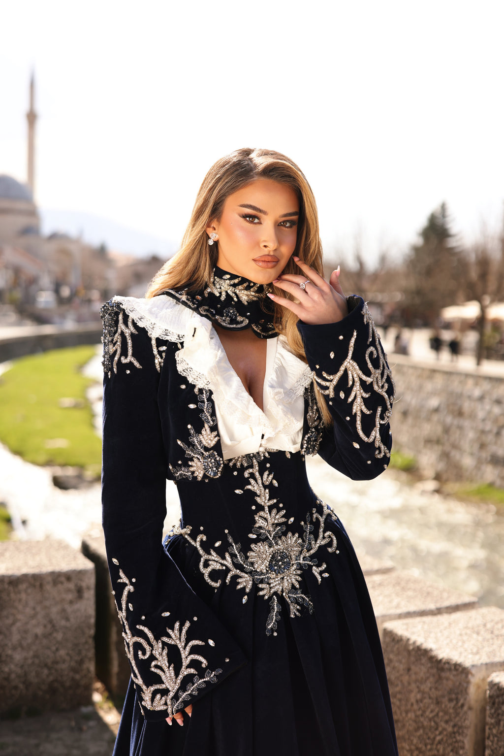 Besa - Embroidered Gown