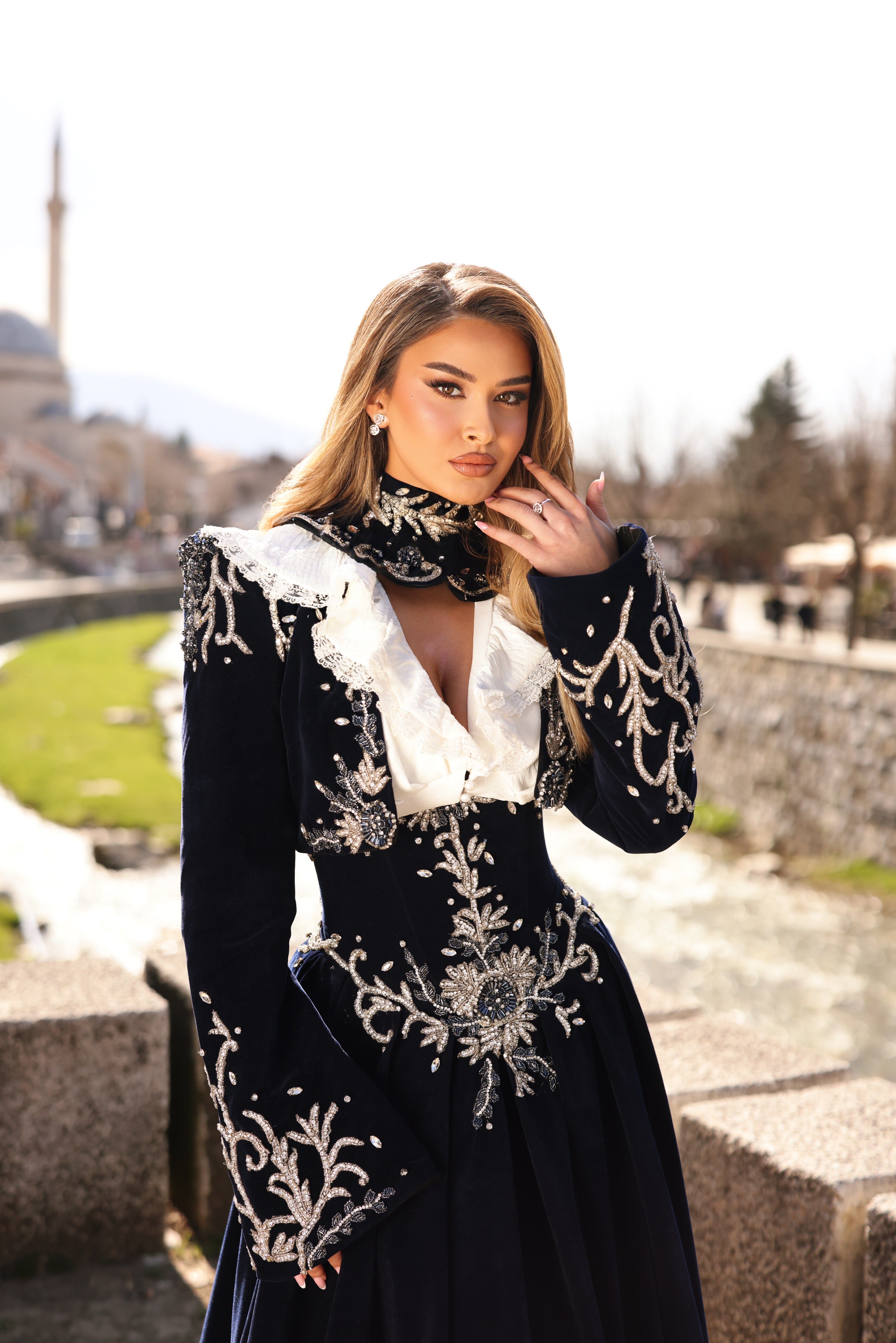 Besa - Embroidered Gown