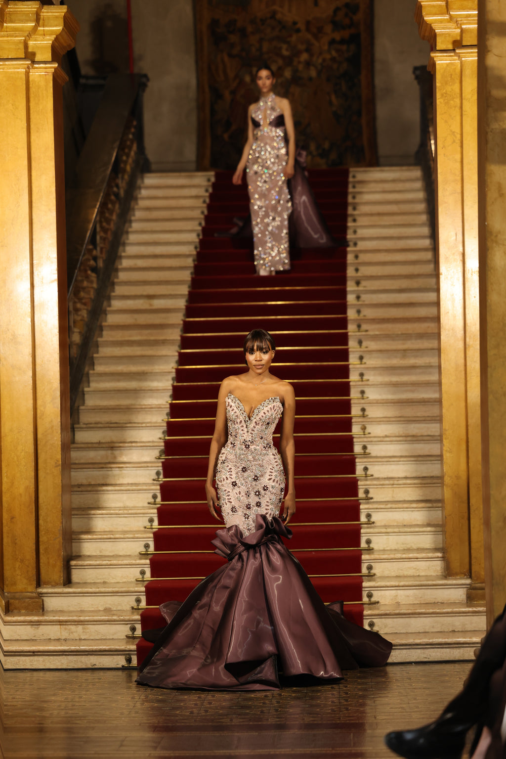 Luziana - Crystal Mermaid Gown