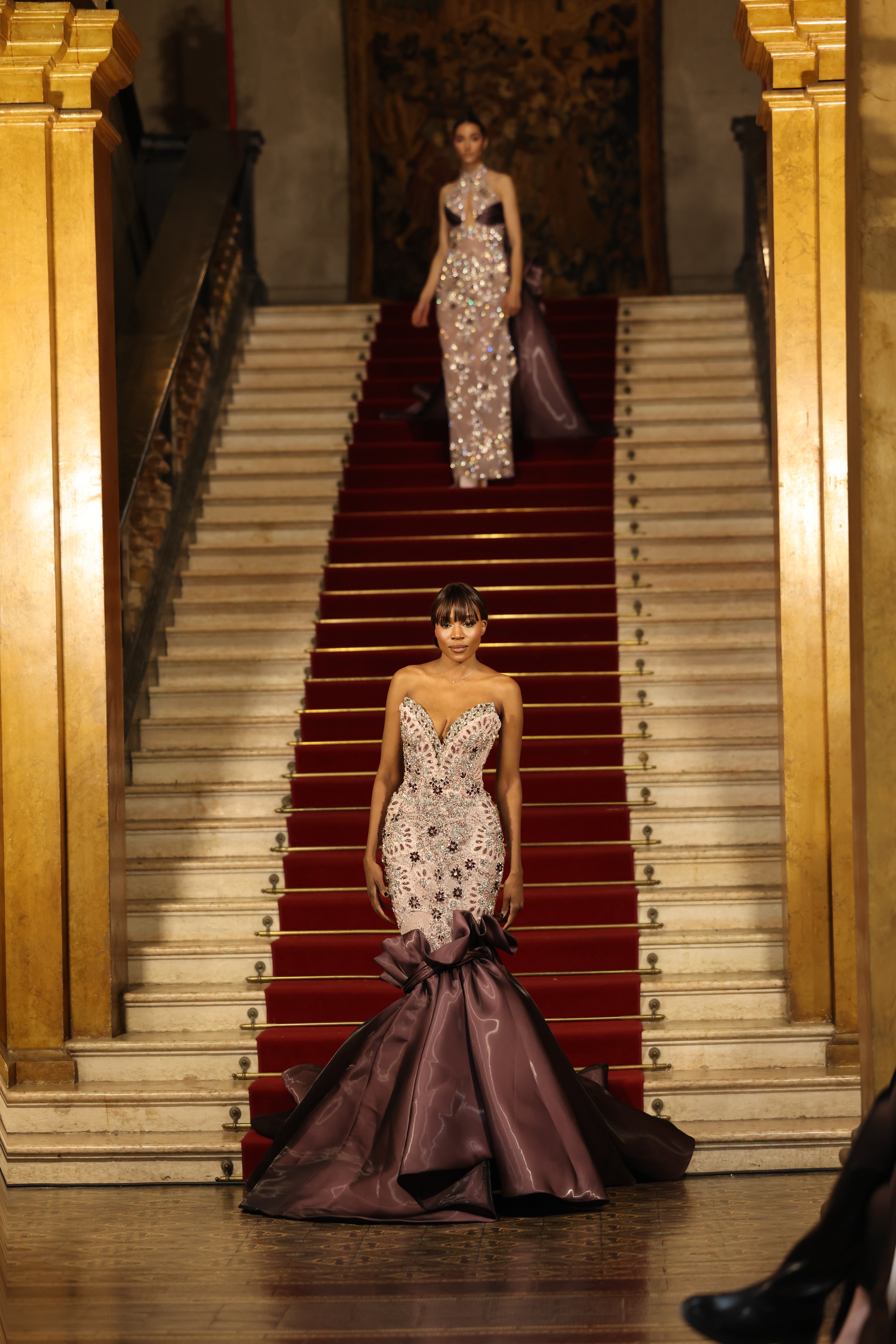 Luziana - Crystal Mermaid Gown