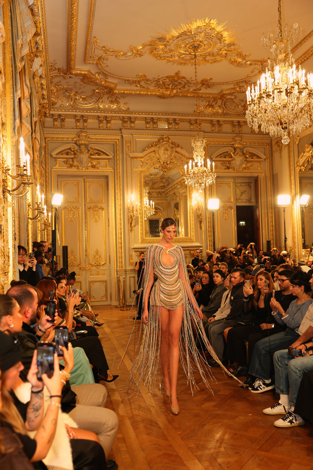 Arlianna - Crystal Fringed Dress