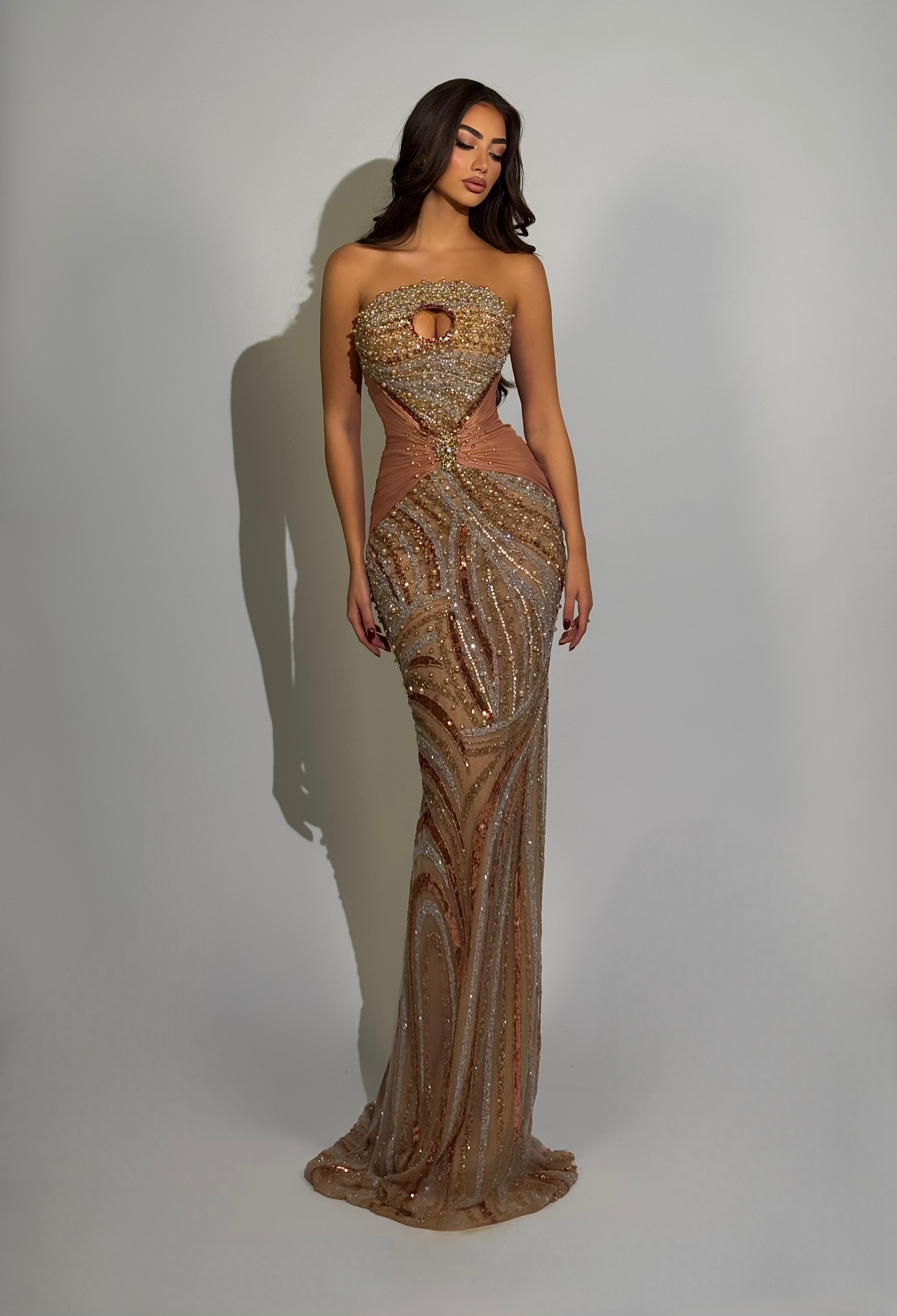 white christmas dresses Sherri Hill 57319