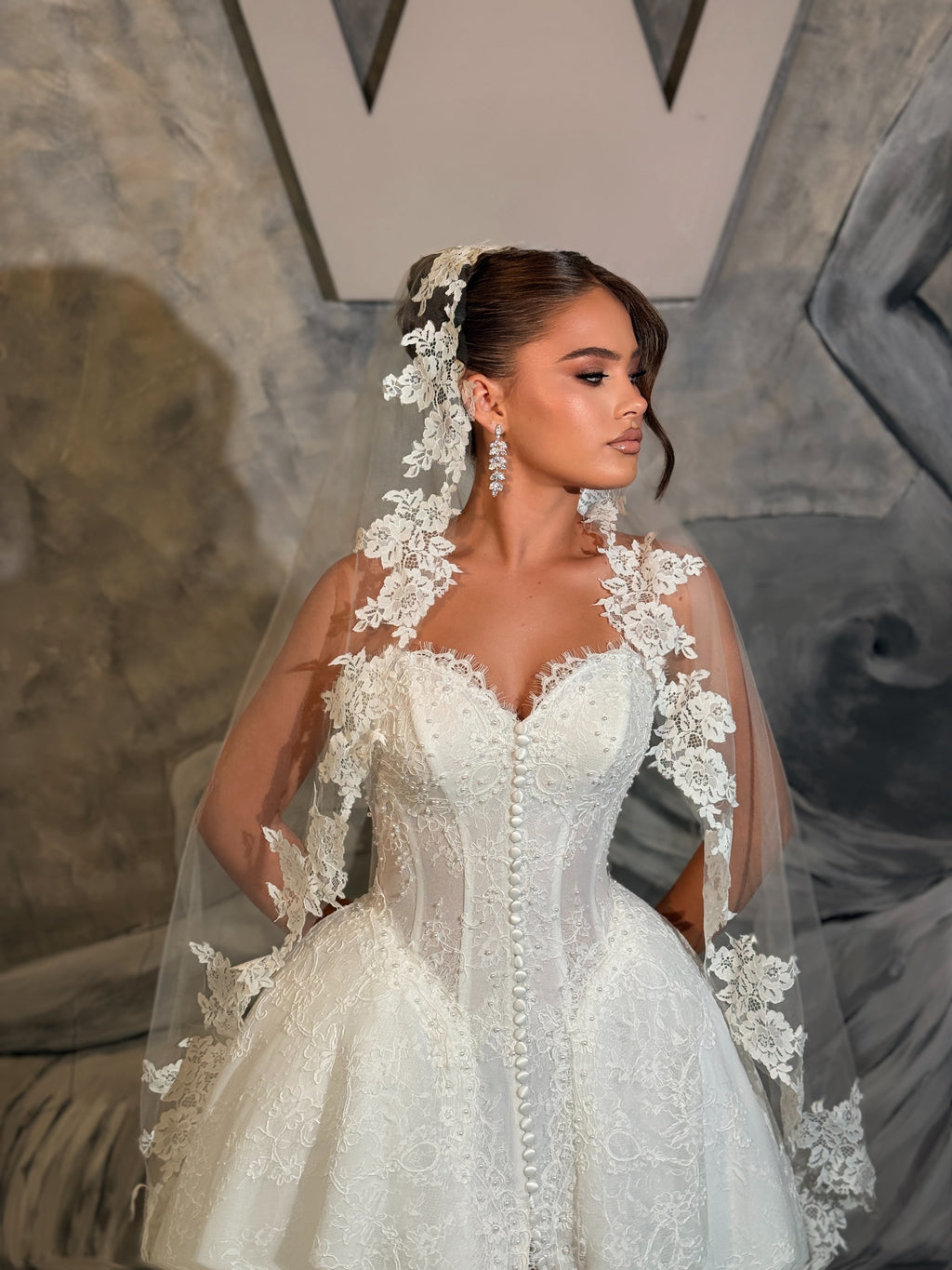 Malena - Lace Corset Bridal Gown