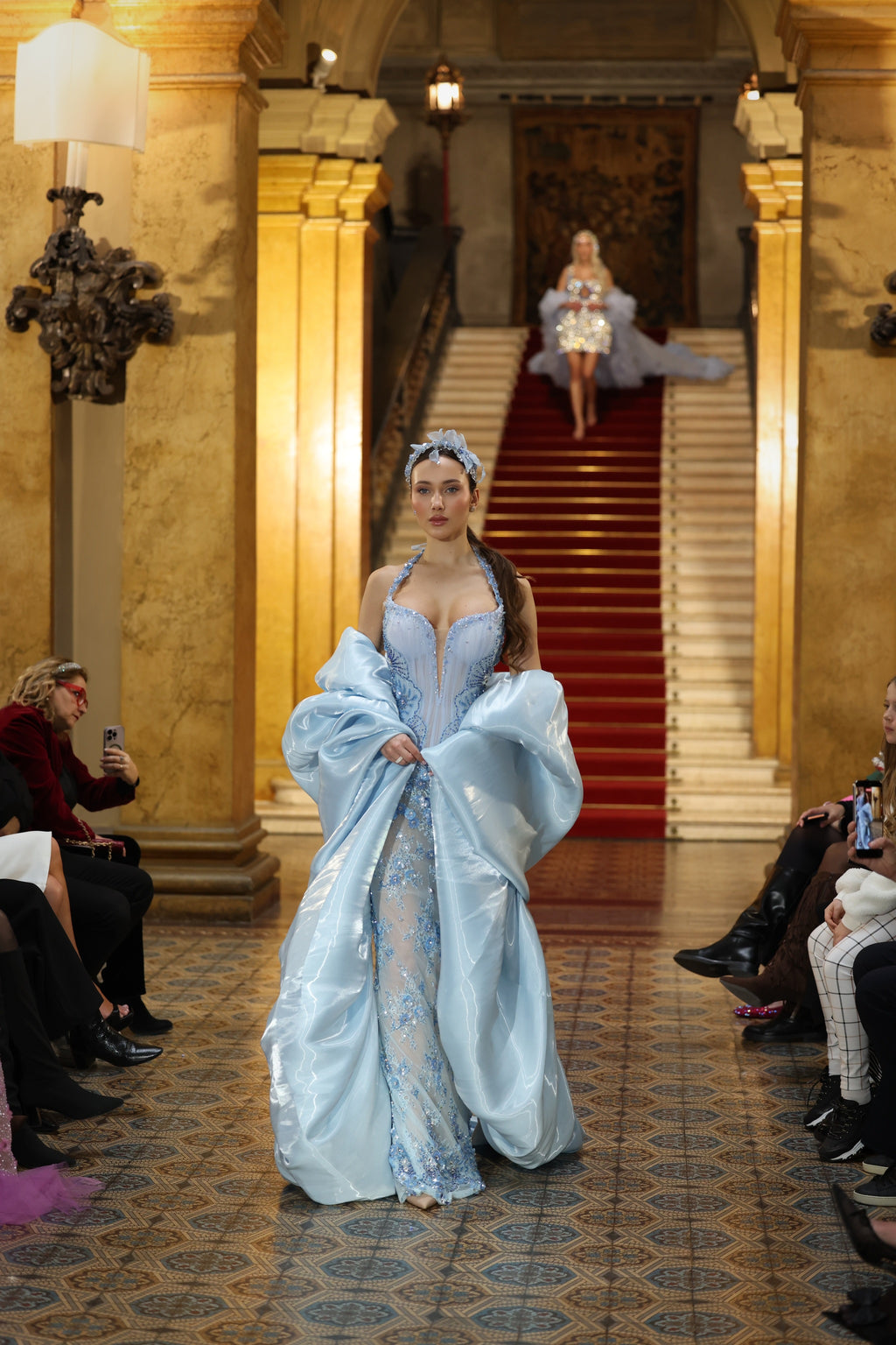 Angélica - Halter Beaded Gown