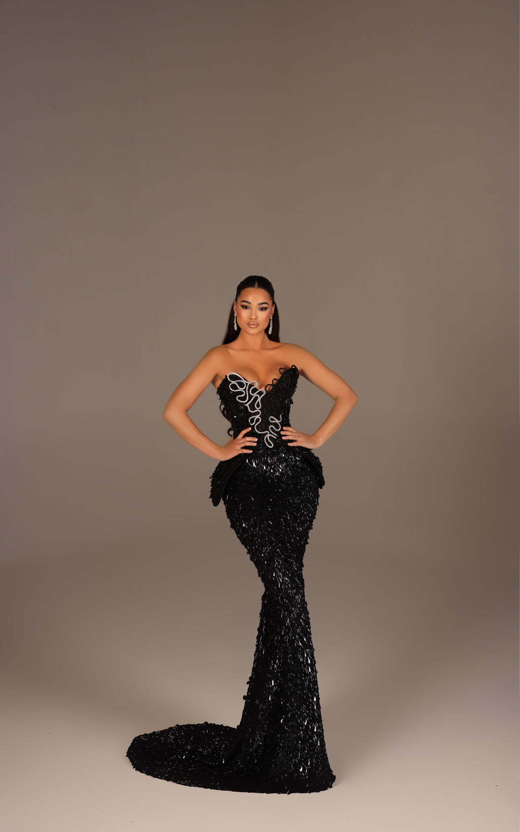 Rosè - Strapless Mermaid Gown