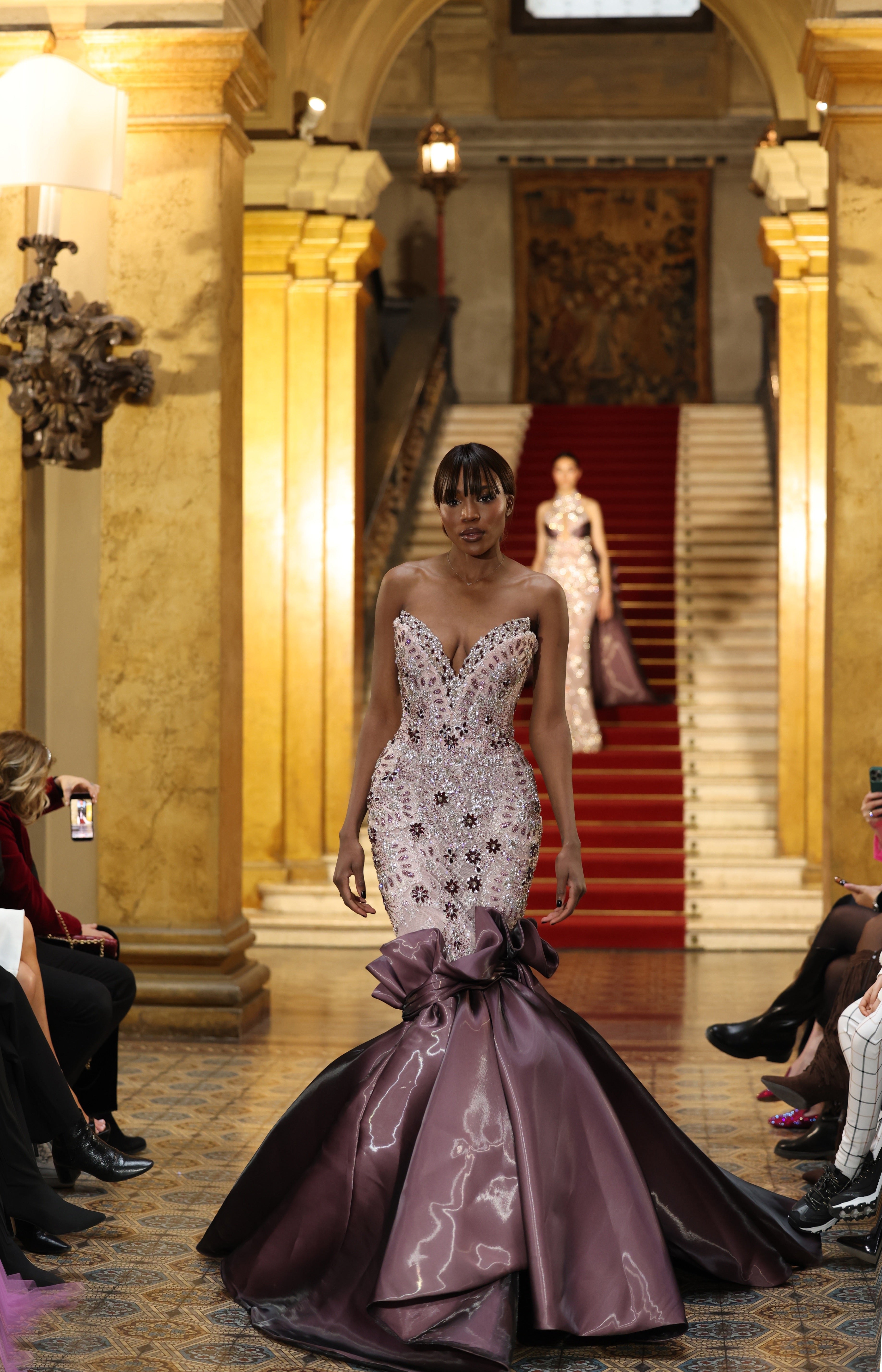 Luziana - Crystal Mermaid Gown