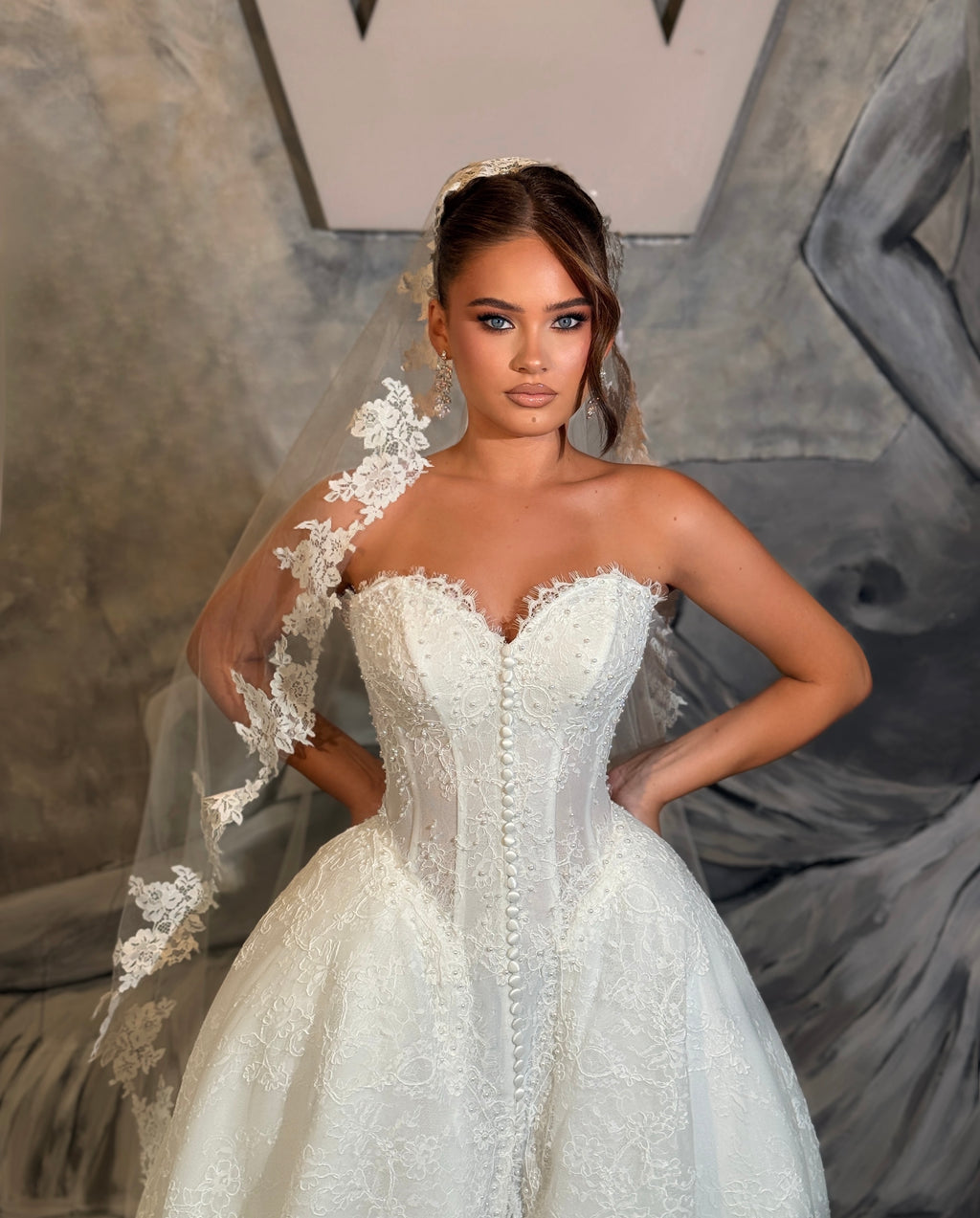 Malena - Lace Corset Bridal Gown