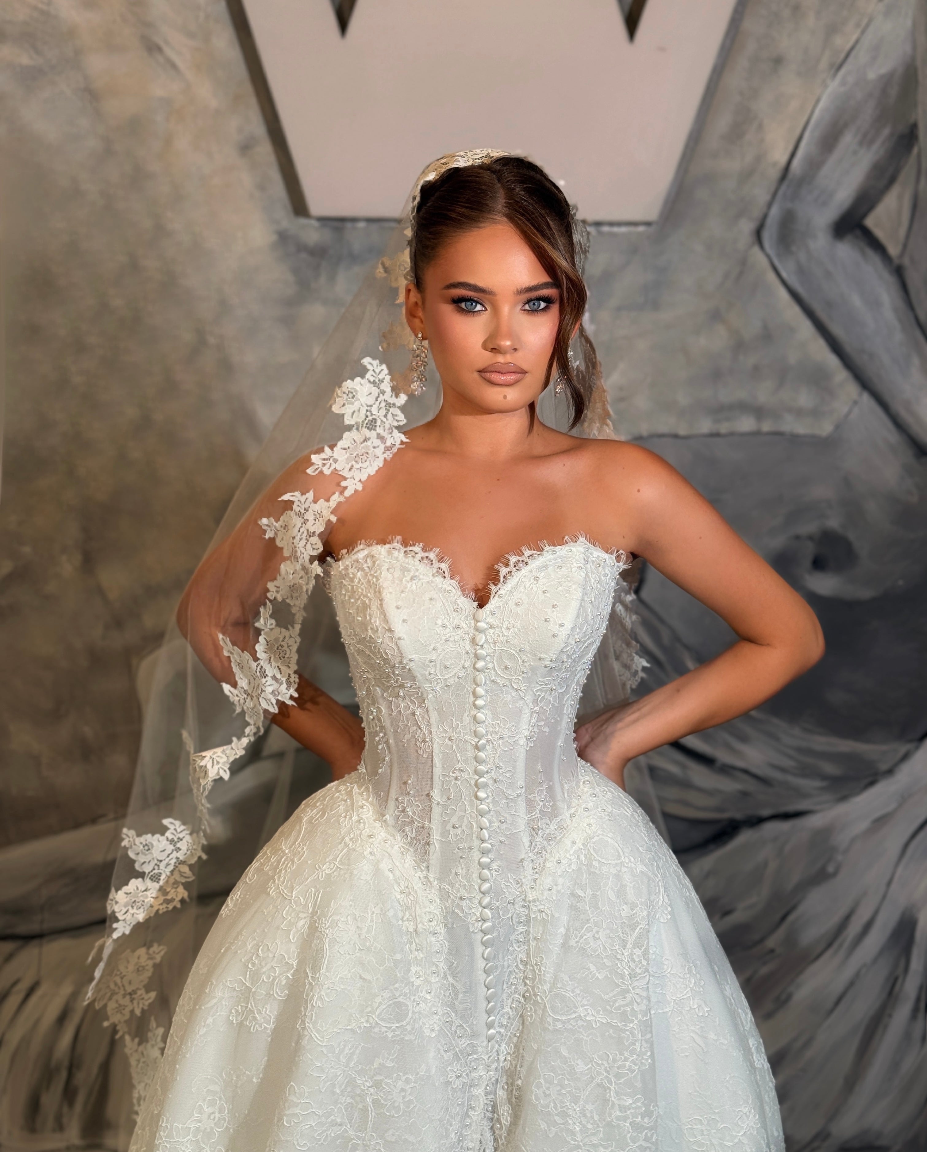 Malena - Lace Corset Bridal Gown