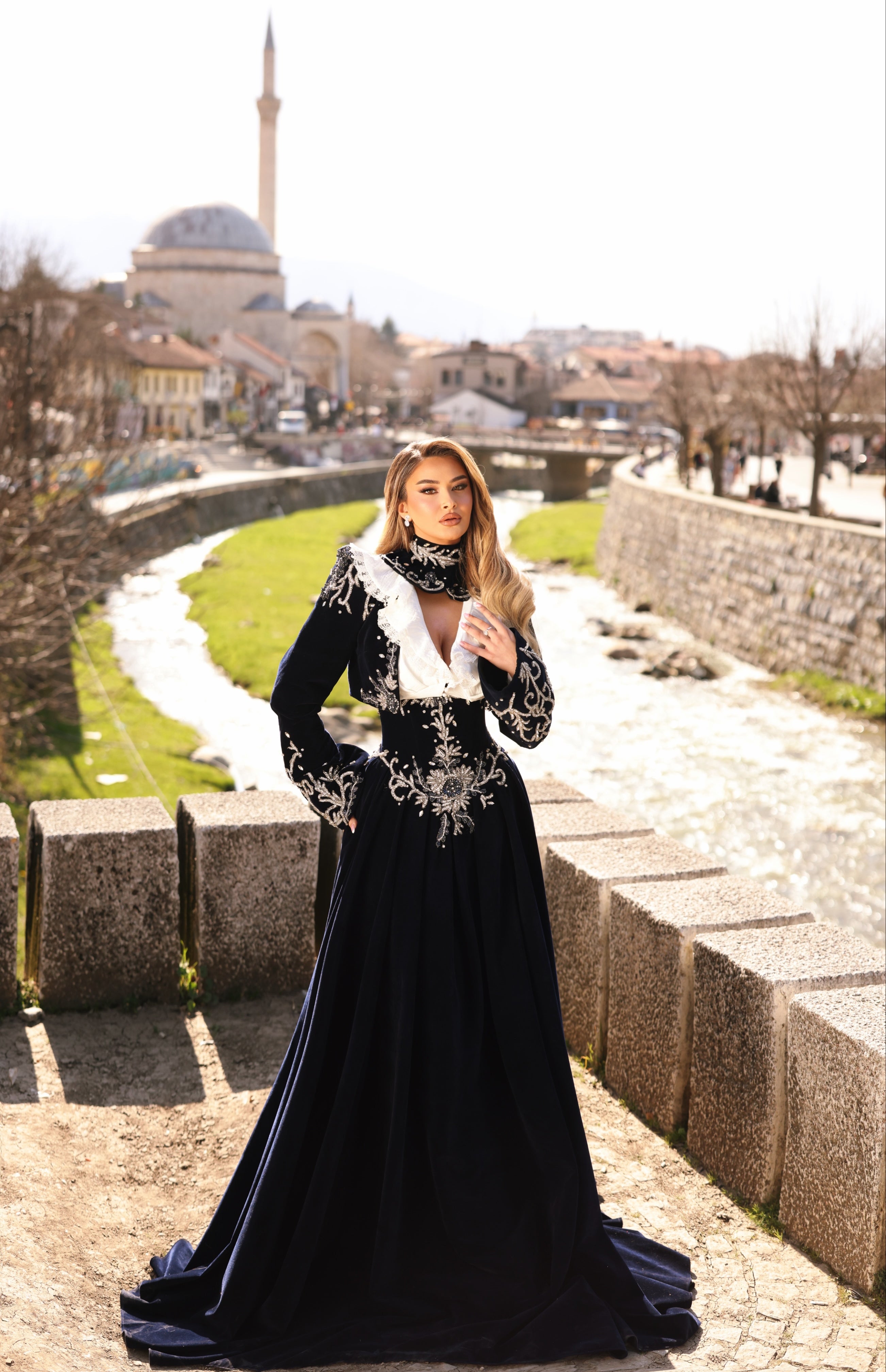 Besa - Embroidered Gown