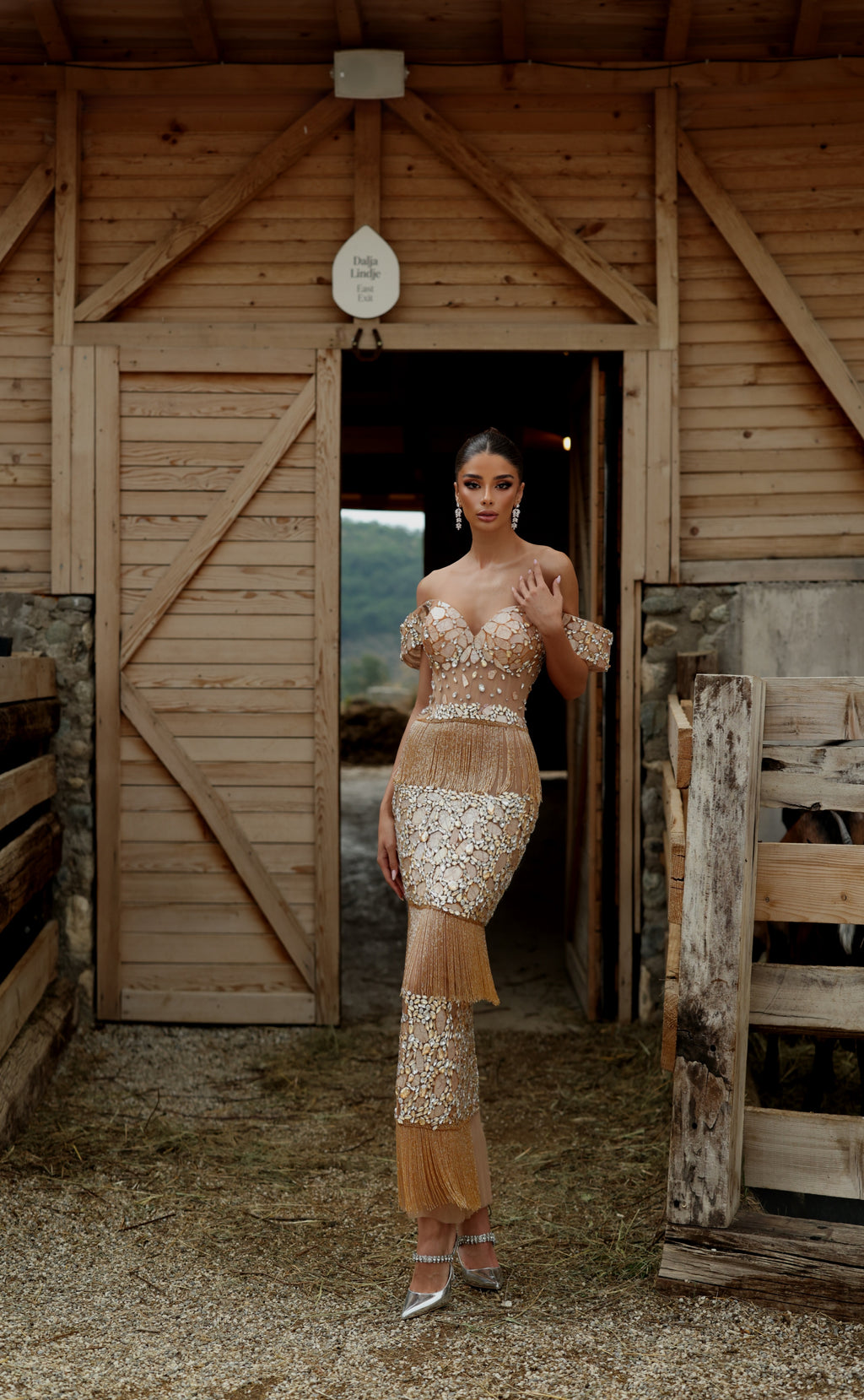 Eliesa - Fringe Midi Dress