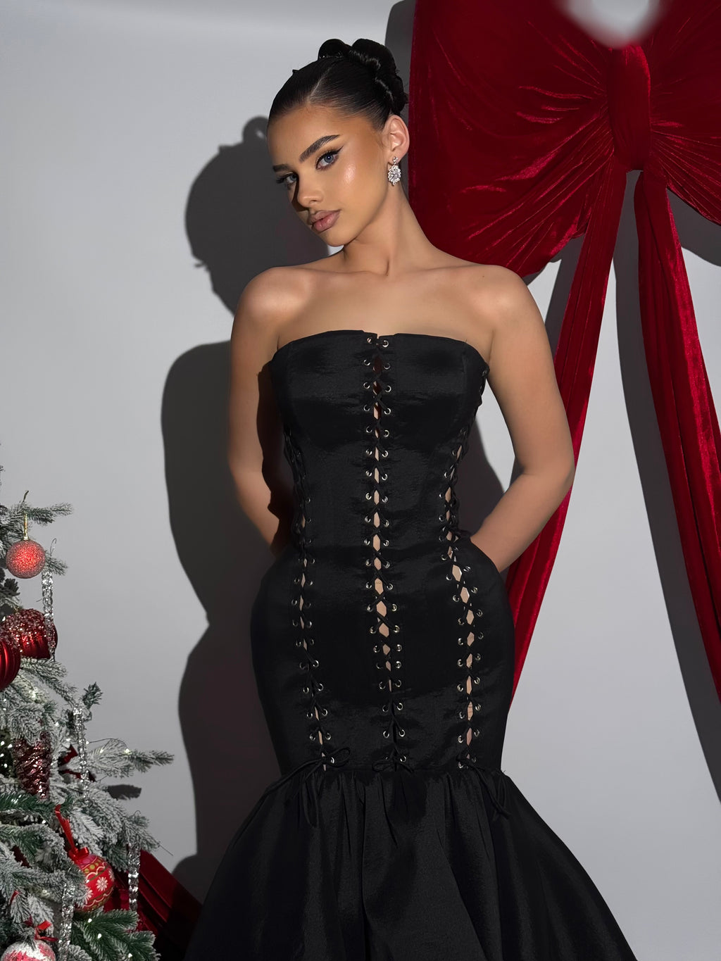 Blissé - Strapless Corset Mermaid Gown