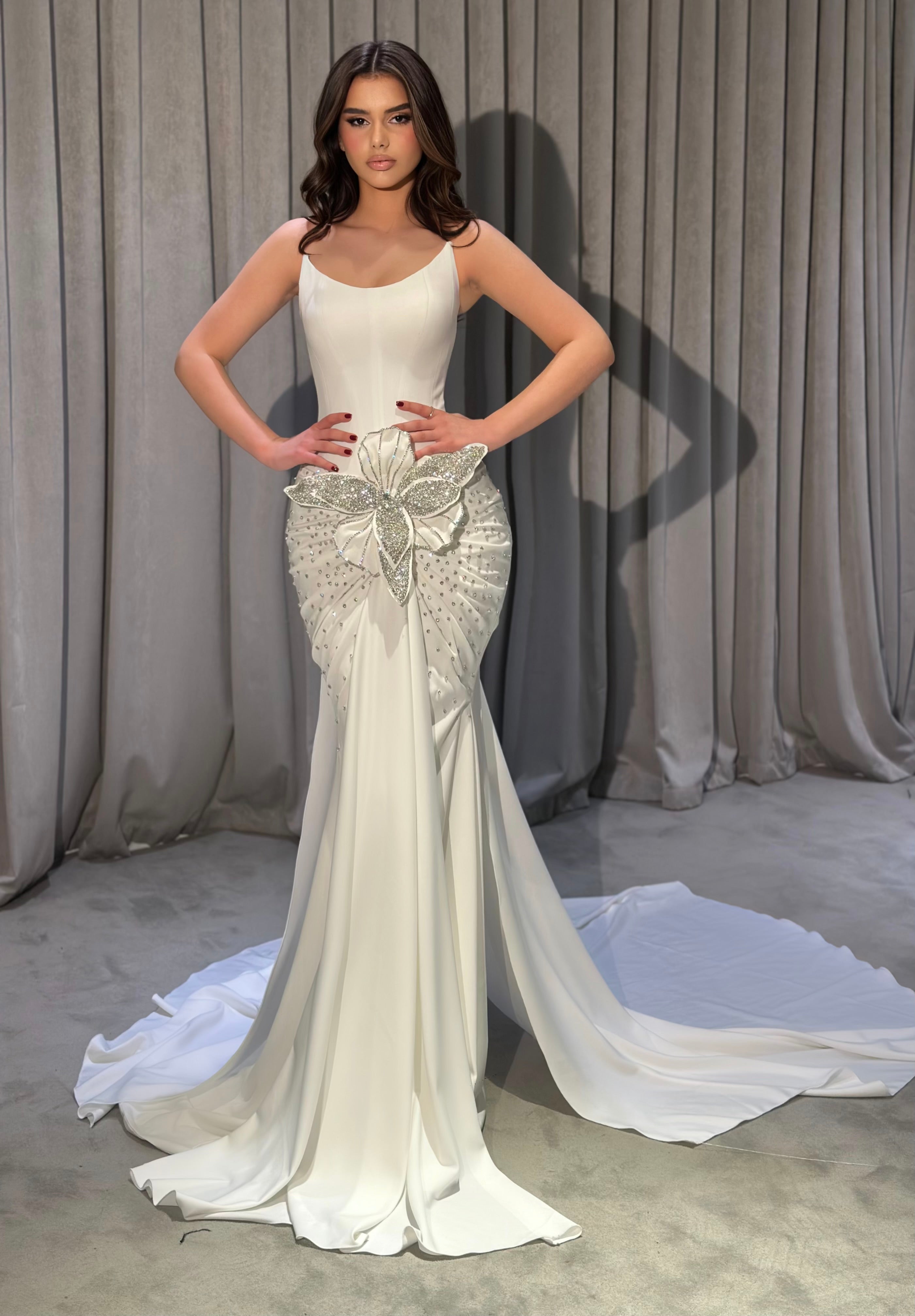 Luena - Floral Mermaid Gown