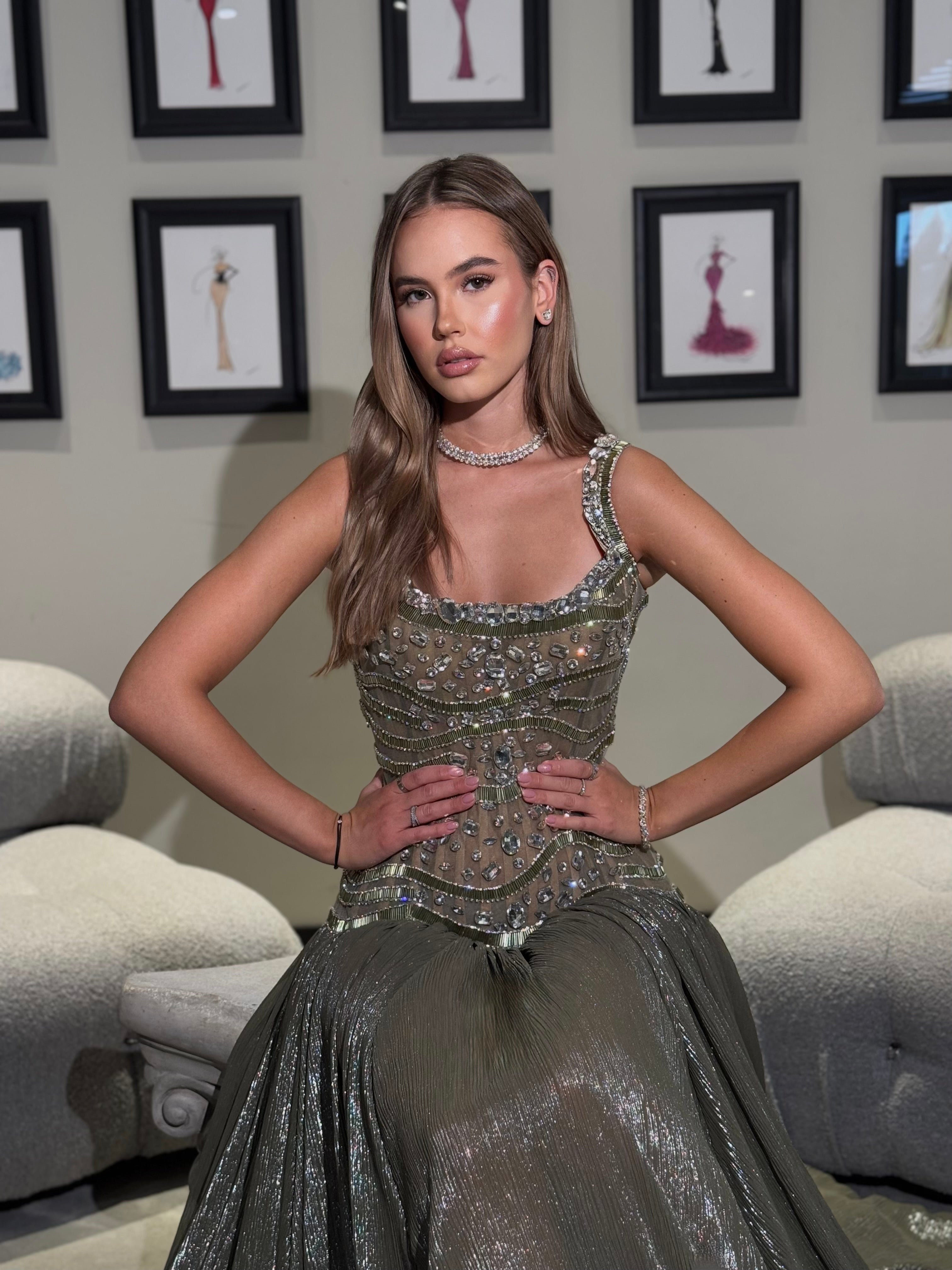 Rèlina - Olive Green Dress