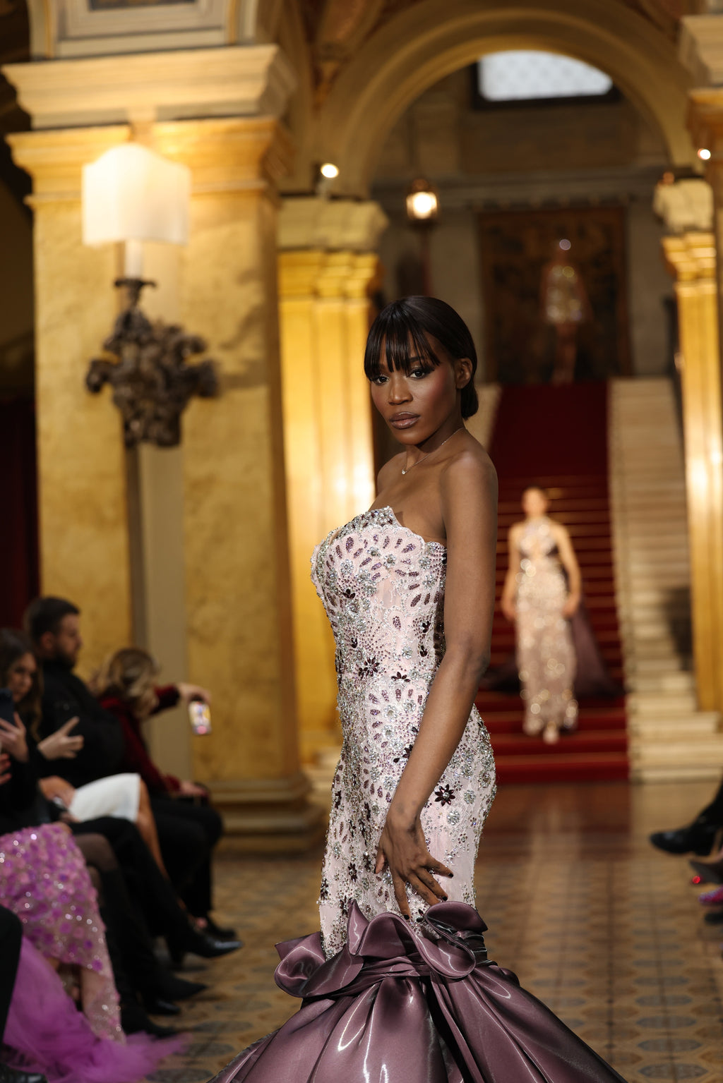 Luziana - Crystal Mermaid Gown