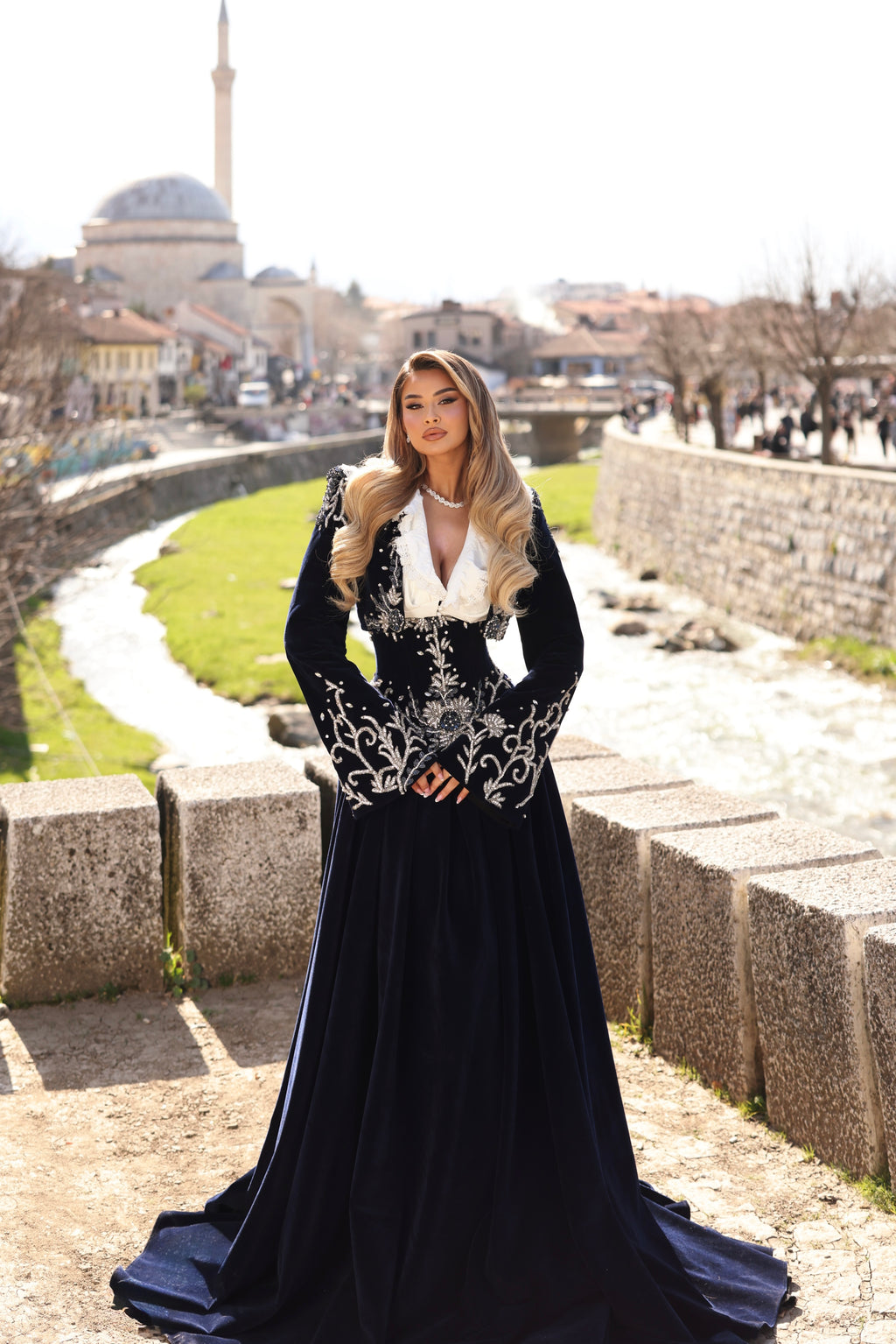 Besa - Embroidered Gown