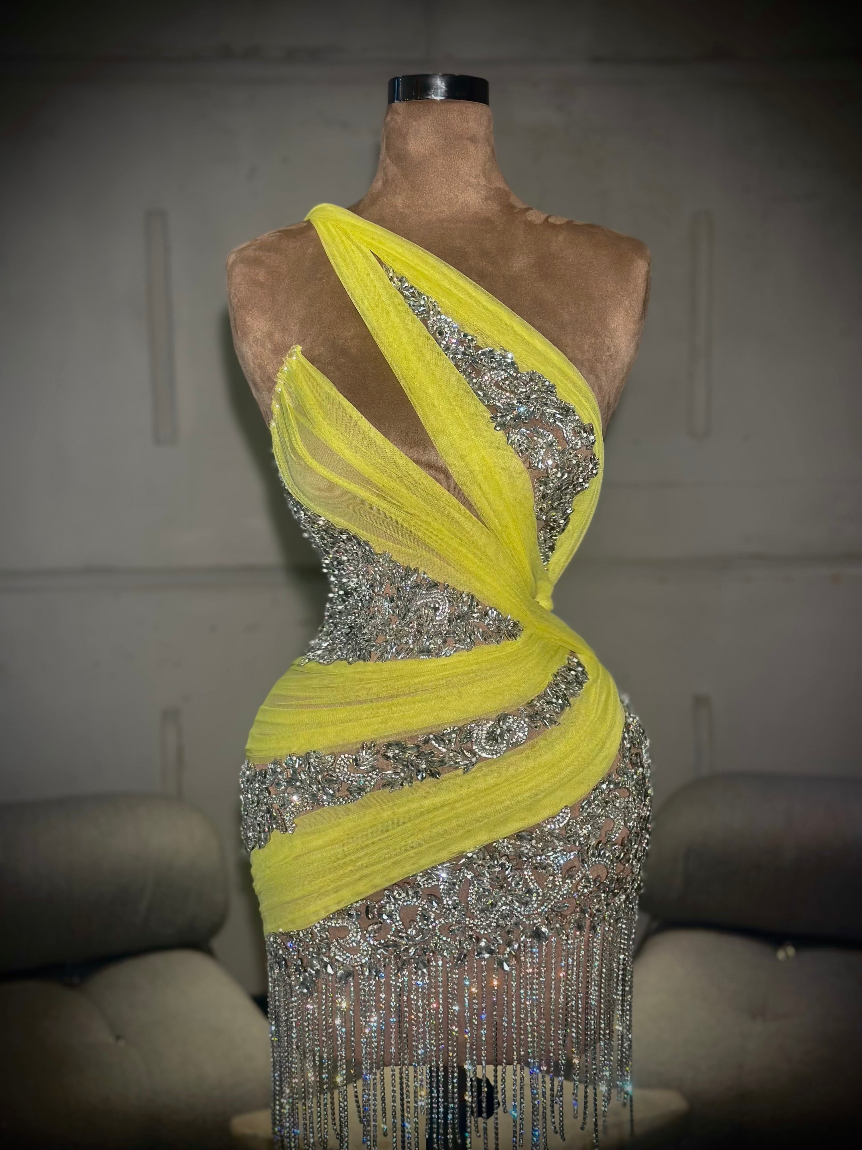 Amla - Crystal Mini Dress