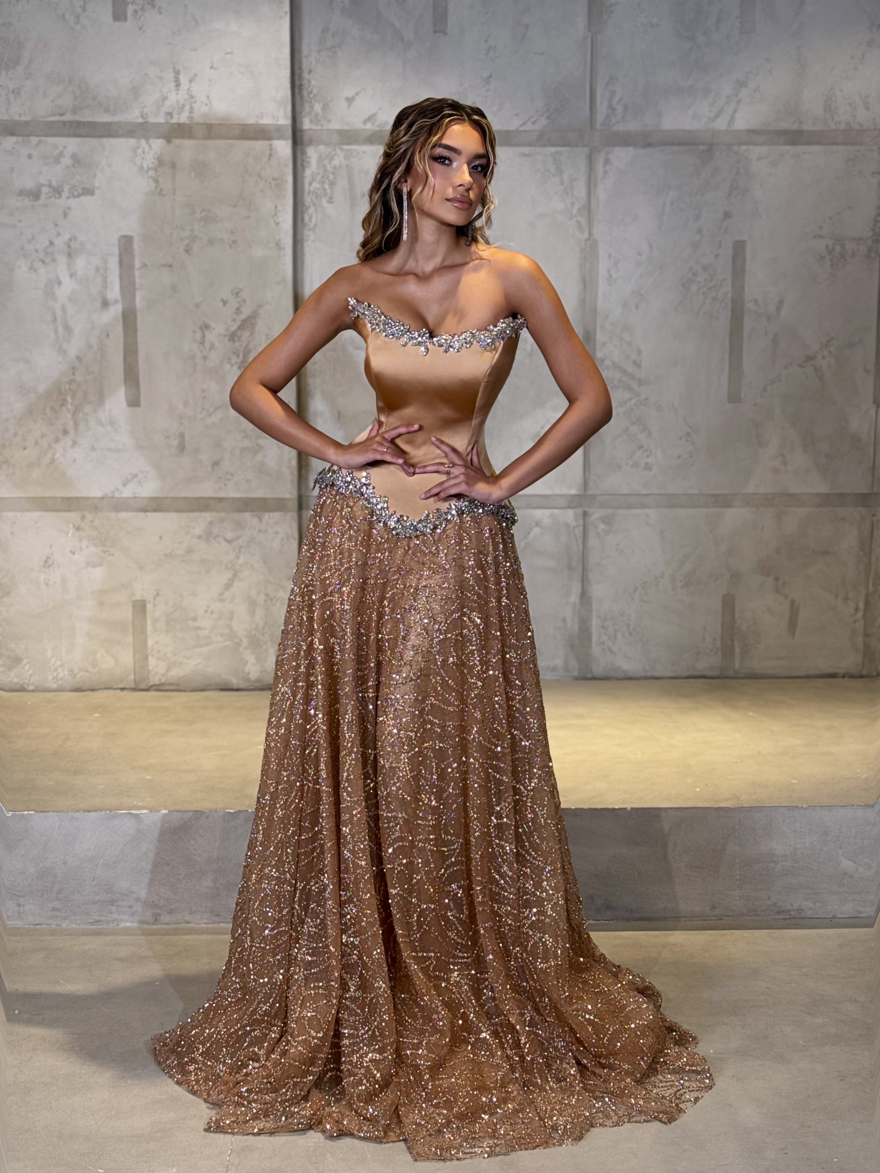 Ariadne - Strapless A-Line Gown