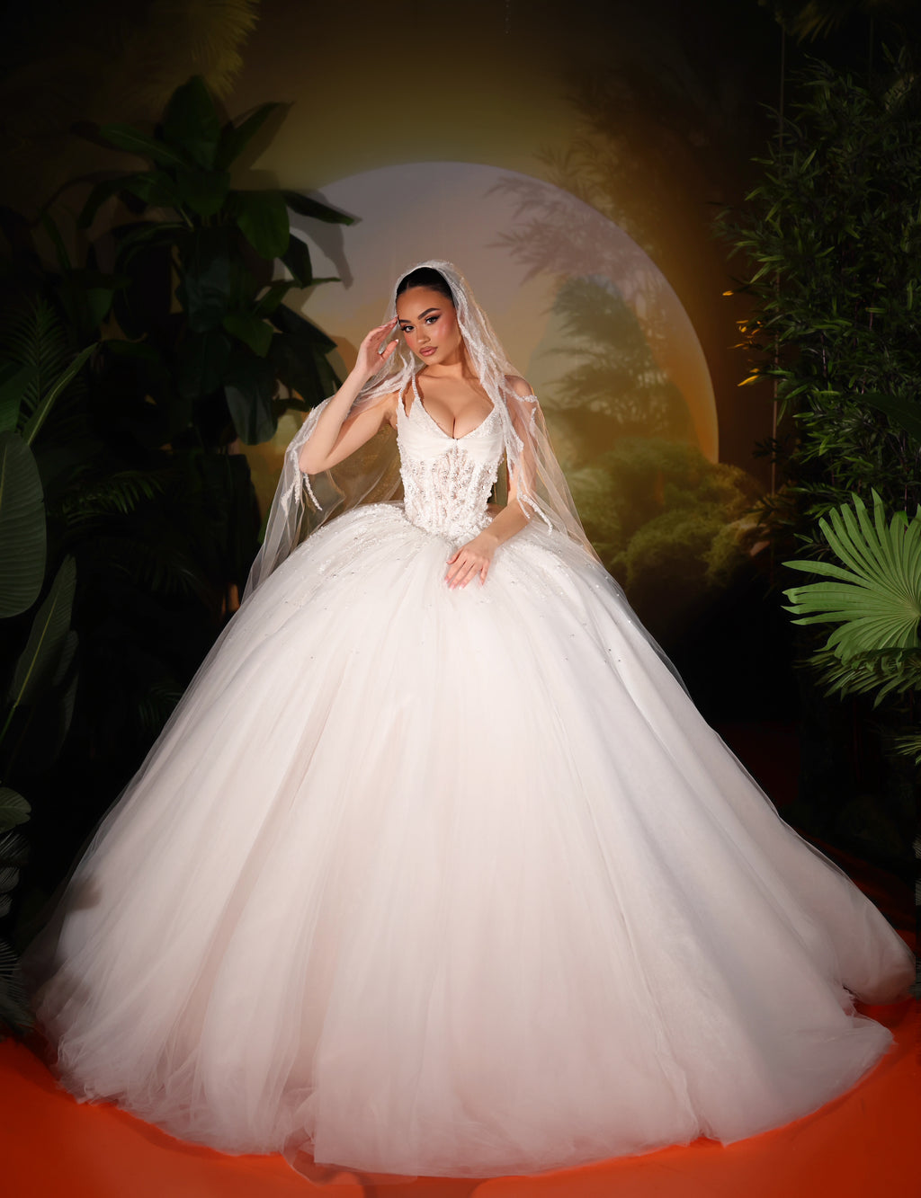 Lariána - Pearl Tulle Ballgown