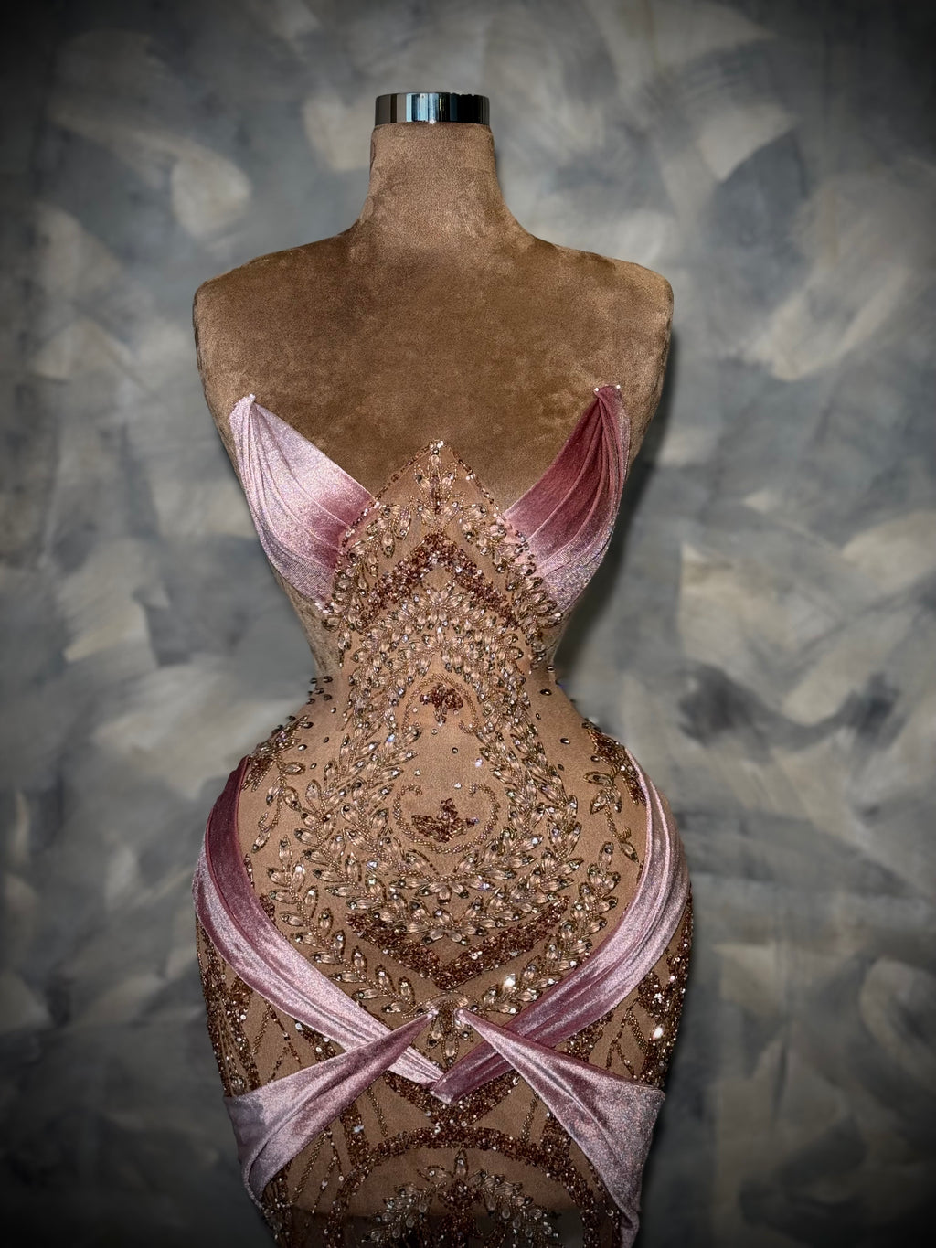 Jora – Rose Embellished Gown