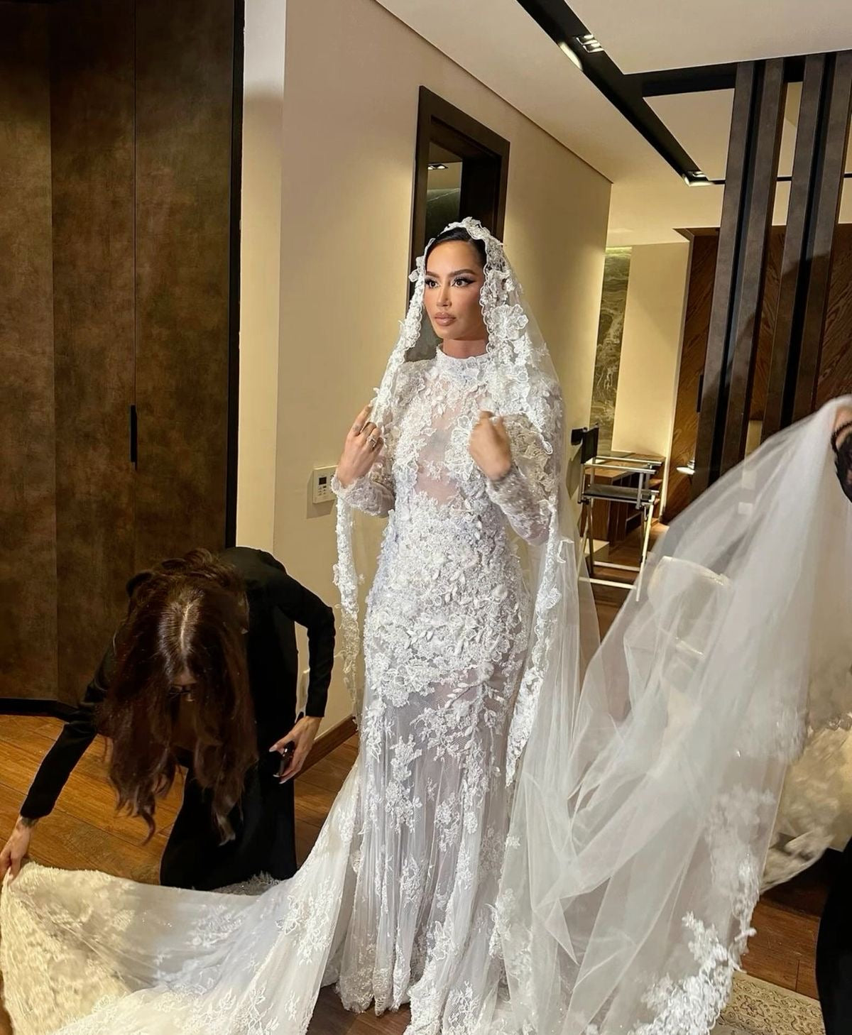 Lorélia - Lace Mermaid Bridal Gown