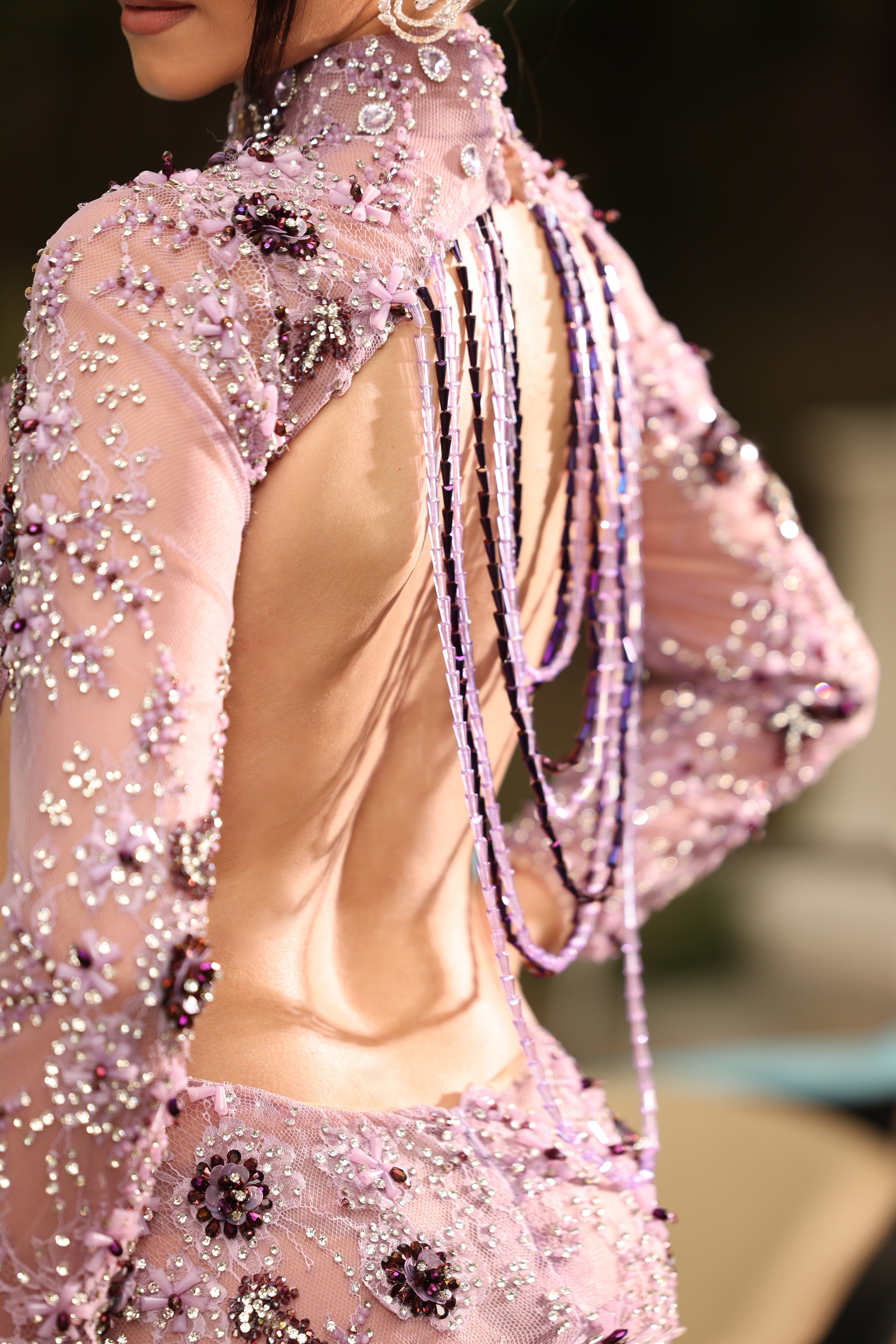 Camila - Open Back Embellished Mermaid Gown