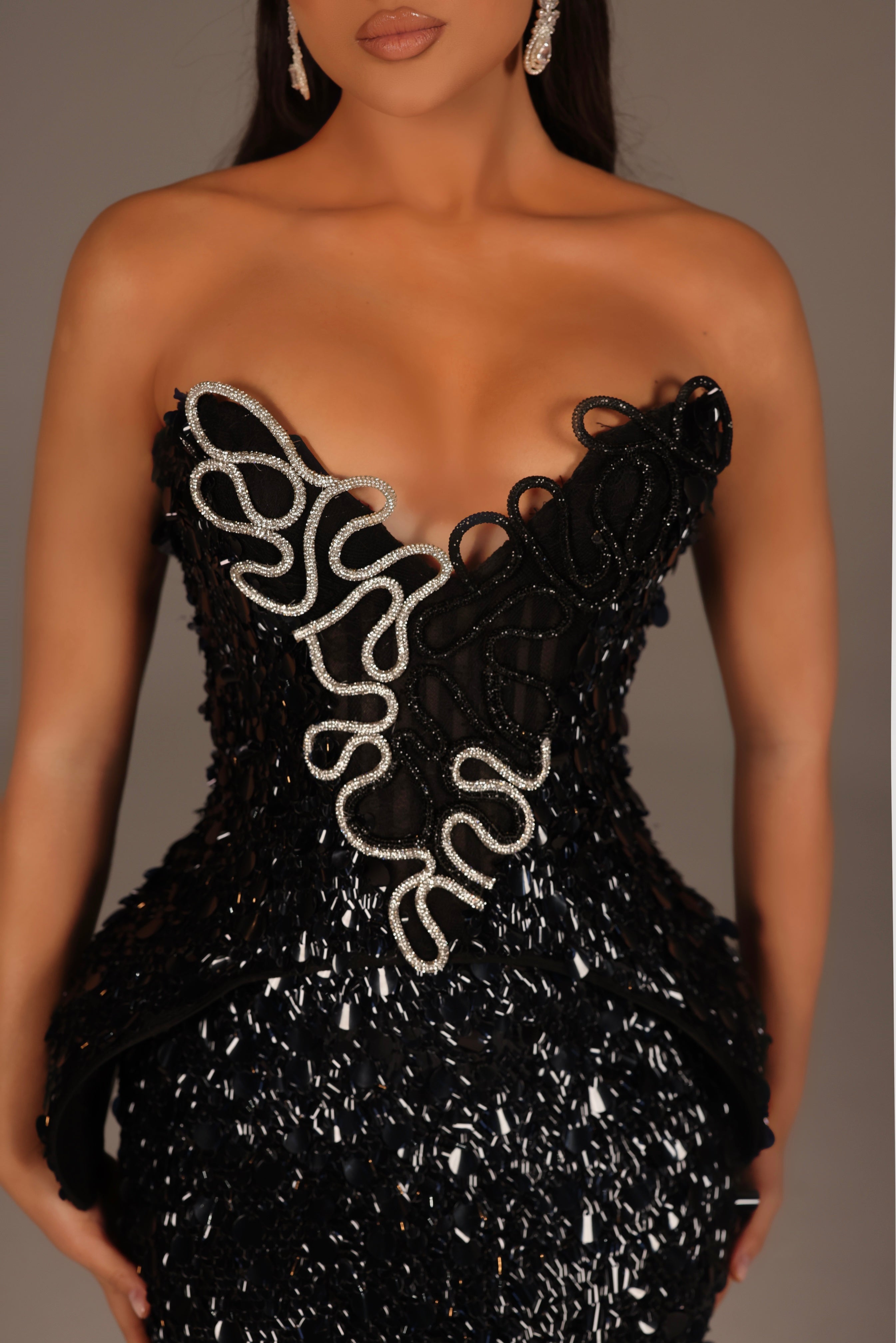 Rosè - Strapless Mermaid Gown