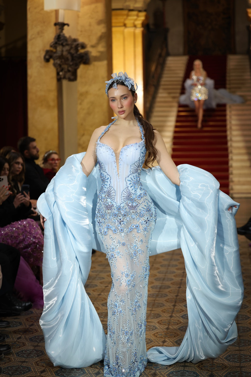 Angélica - Halter Beaded Gown