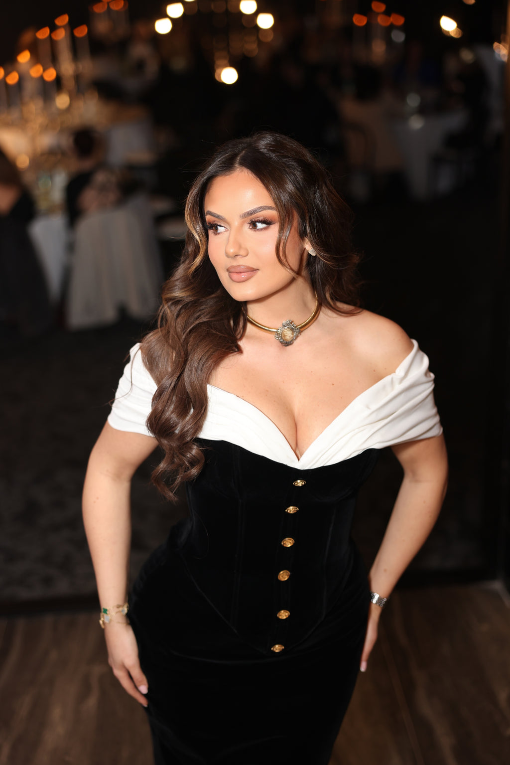 Verona – Off Shoulder Gown