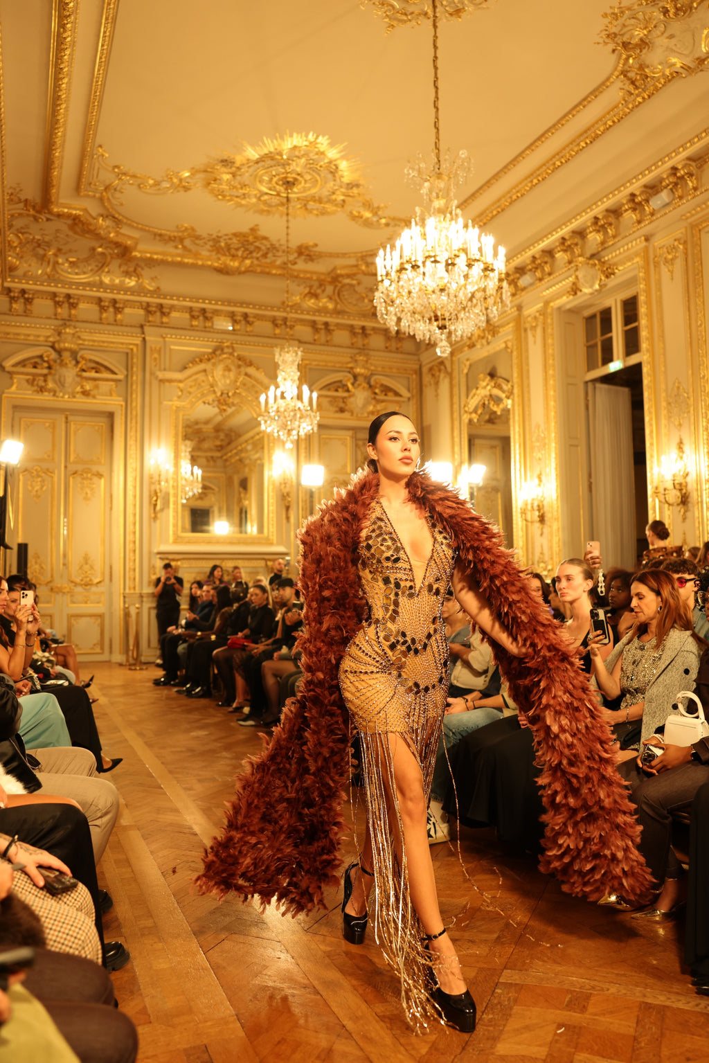 Mia - Short Beaded Halter Dress