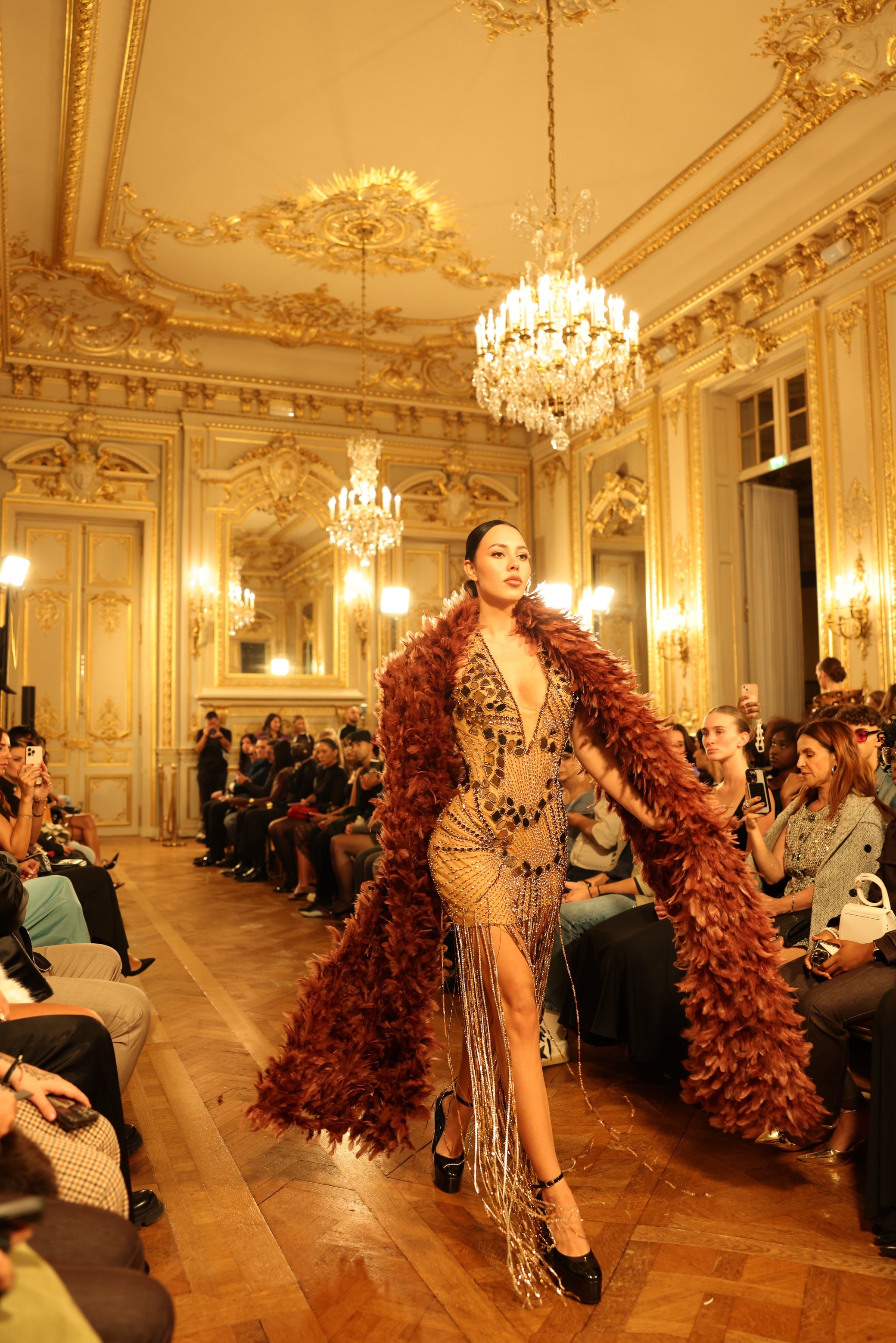 Mia - Short Beaded Halter Dress