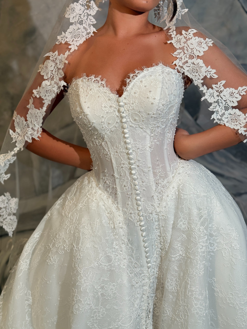 Malena - Lace Corset Bridal Gown