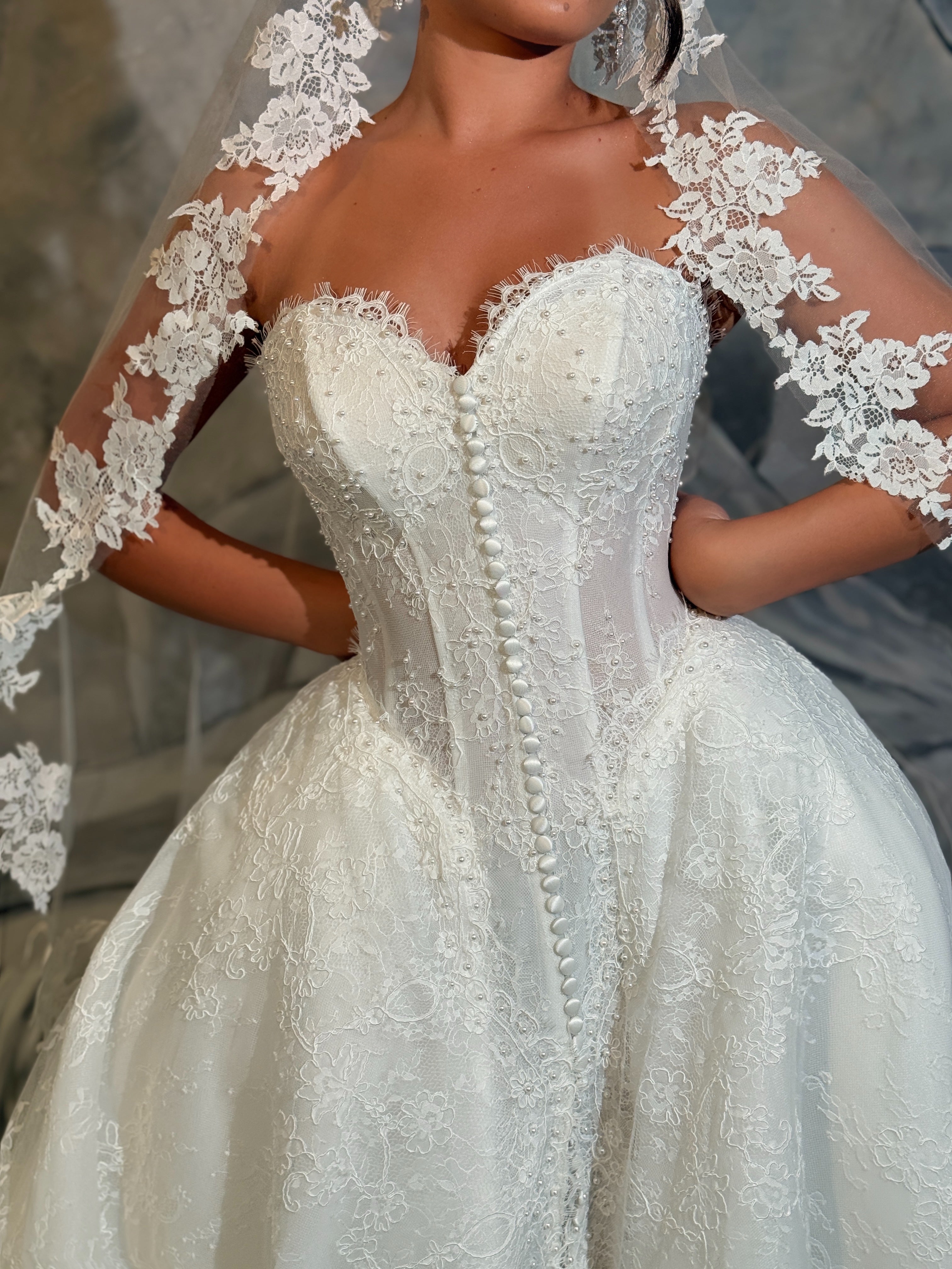 Malena - Lace Corset Bridal Gown