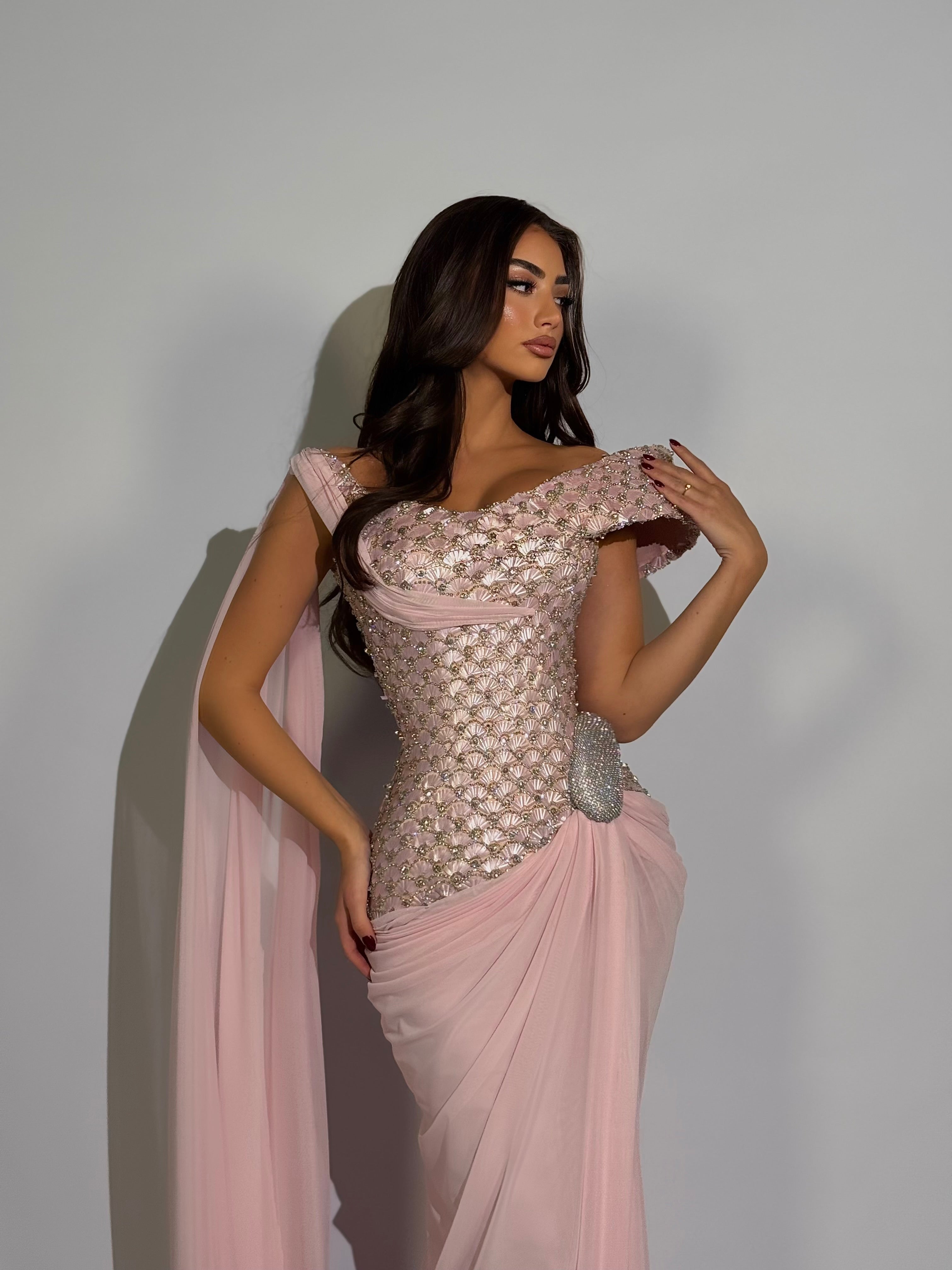 Azra - Draped Corset Gown