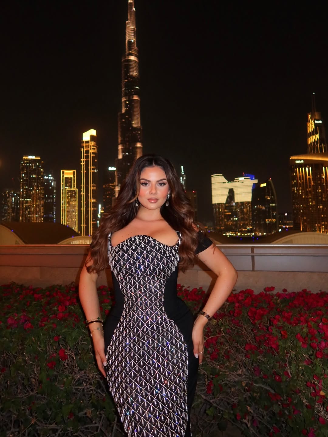 Ameria - Off shoulder fitted gown