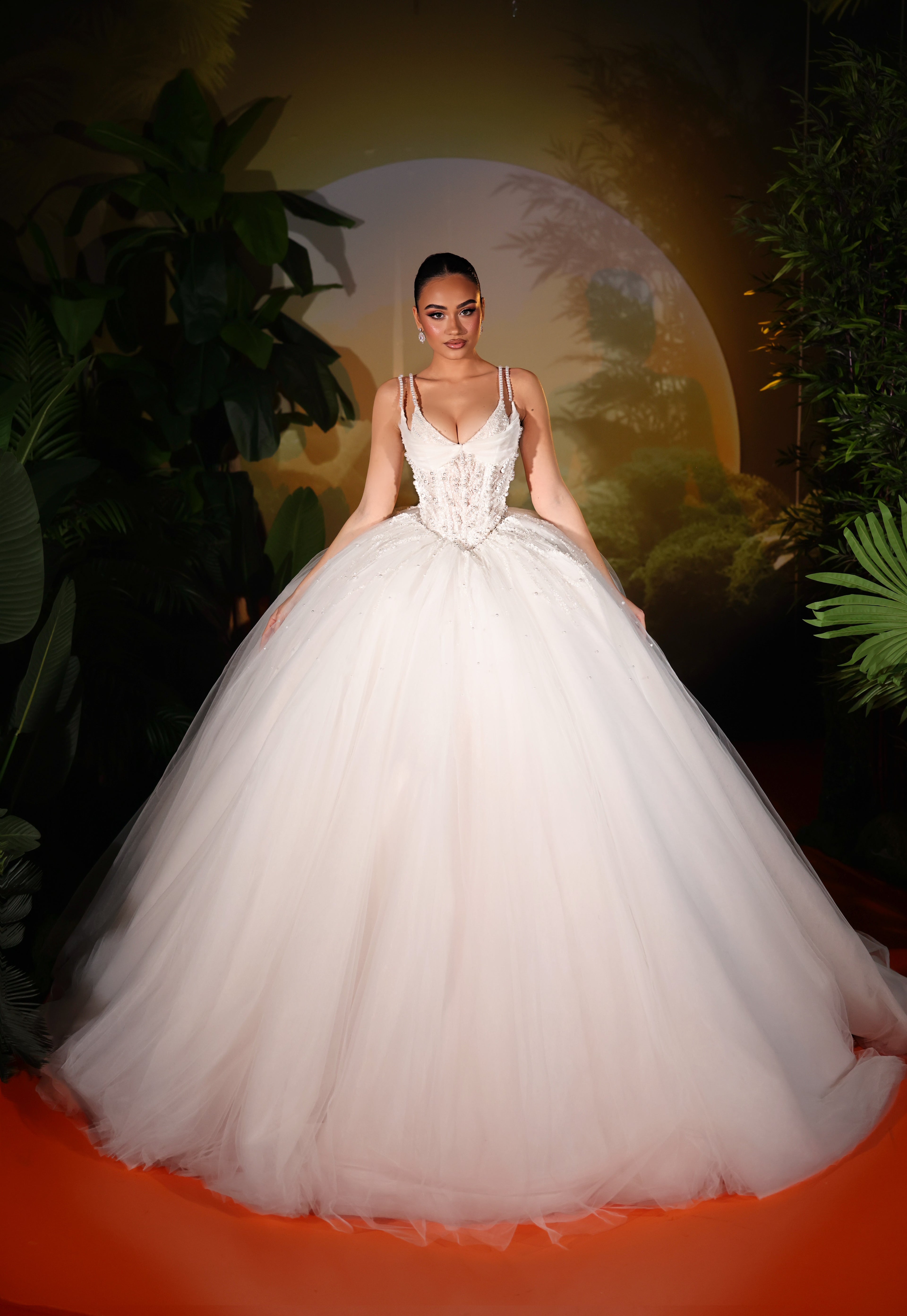 Lariána - Pearl Tulle Ballgown
