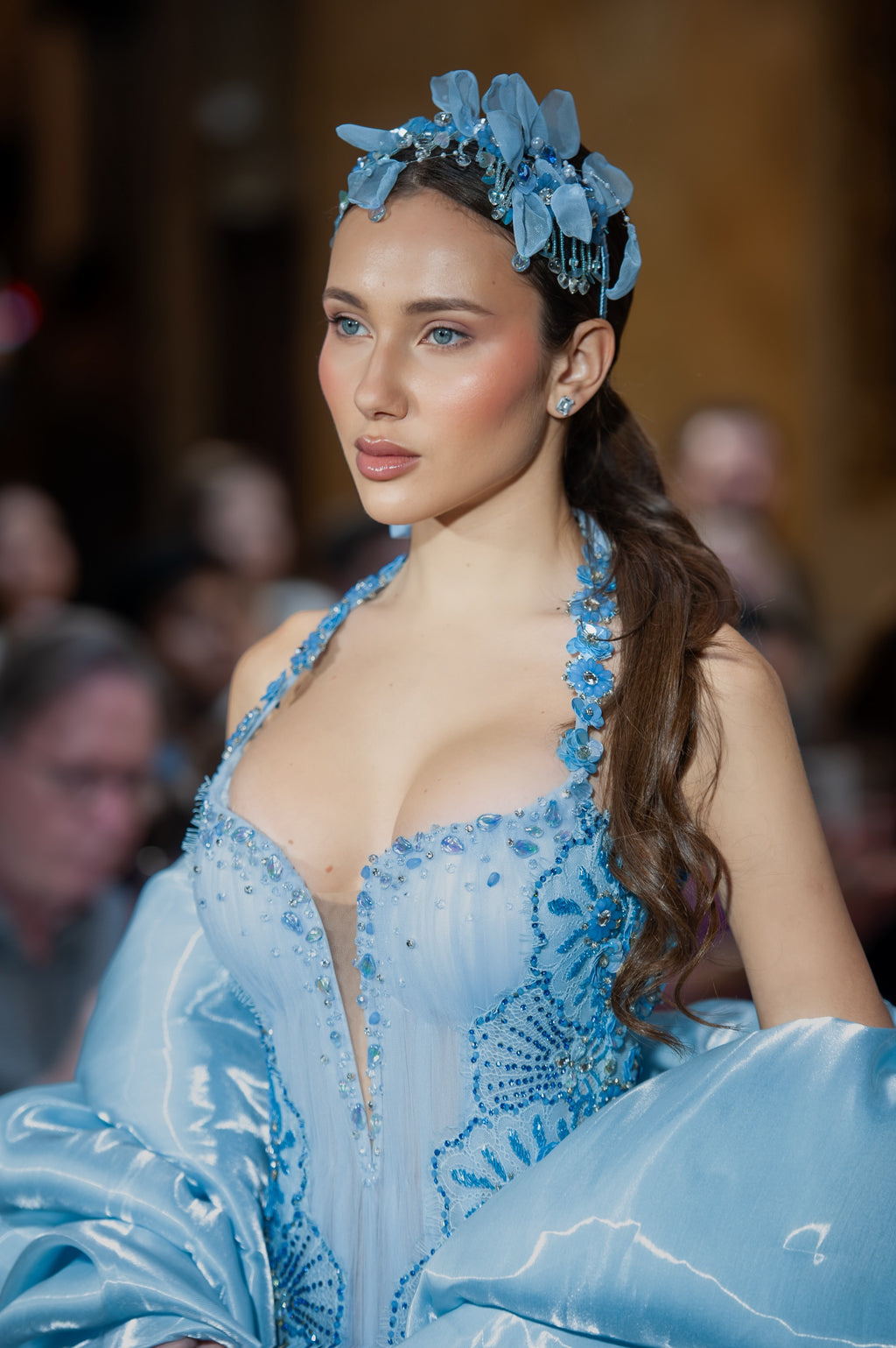 Angélica - Halter Beaded Gown