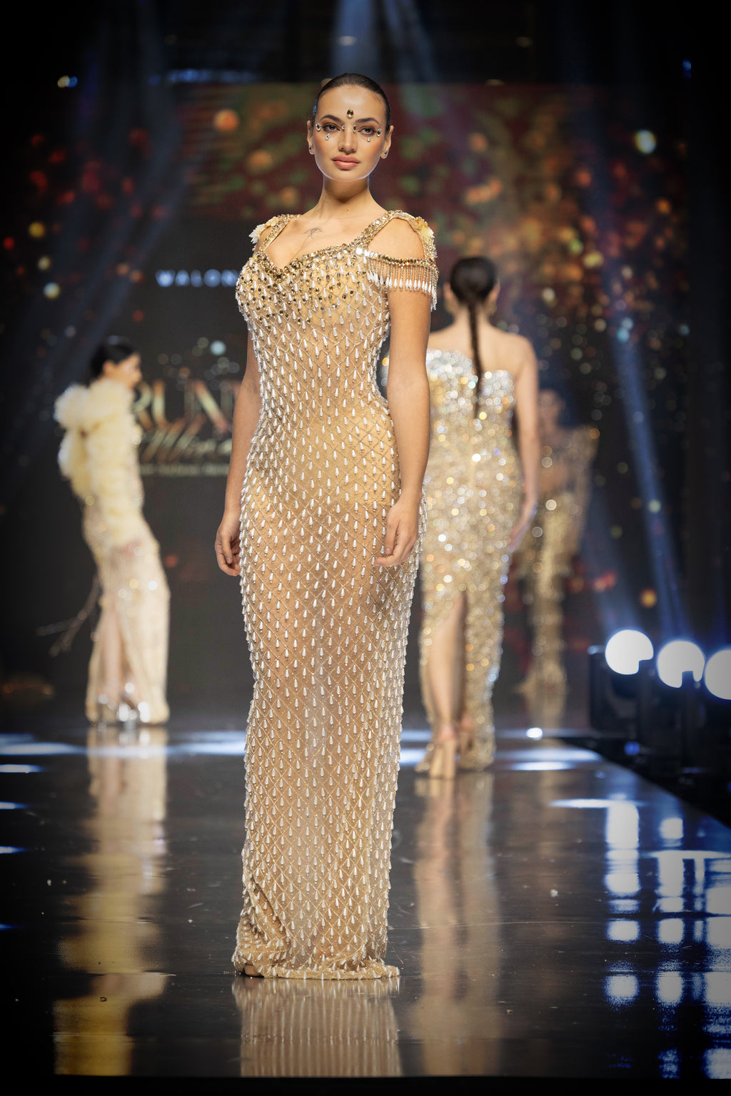 Bellina - Crystal Mermaid Gown